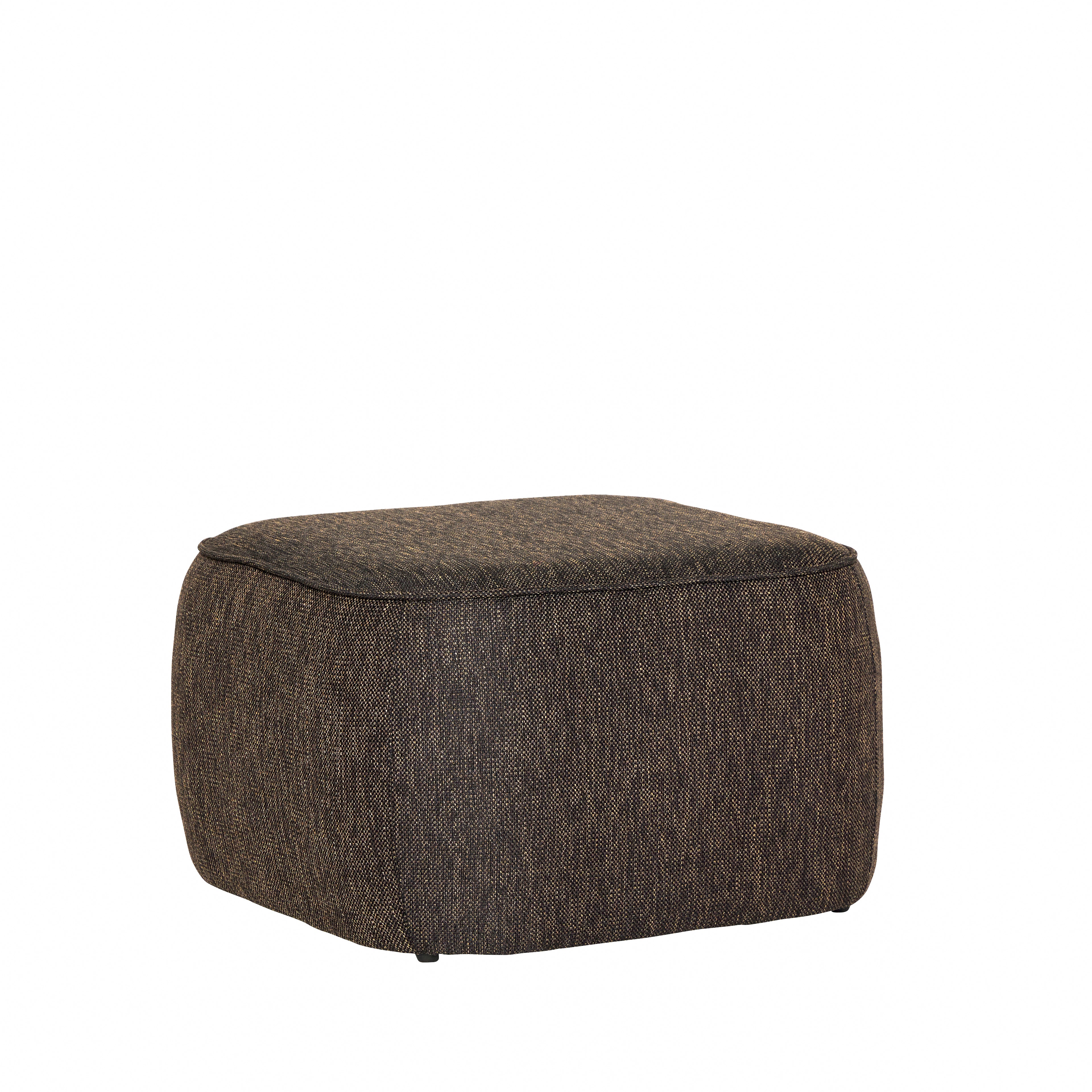 Cube puf dark brown - 57x57xh39cm