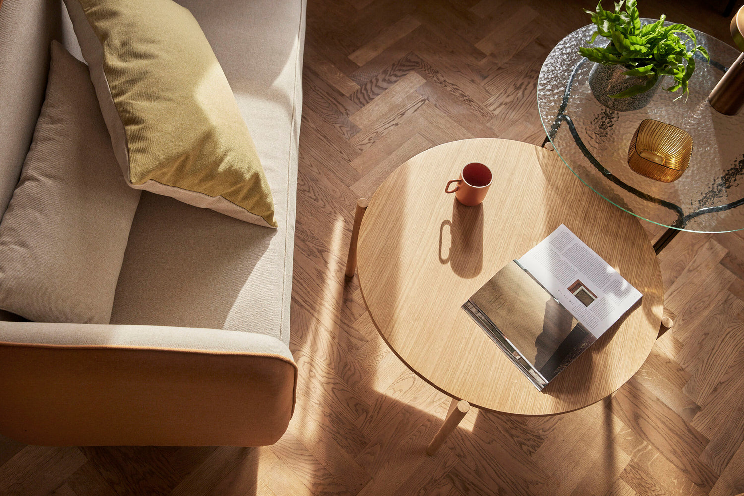 Orbit Coffee Table Black - ø80xh45cm