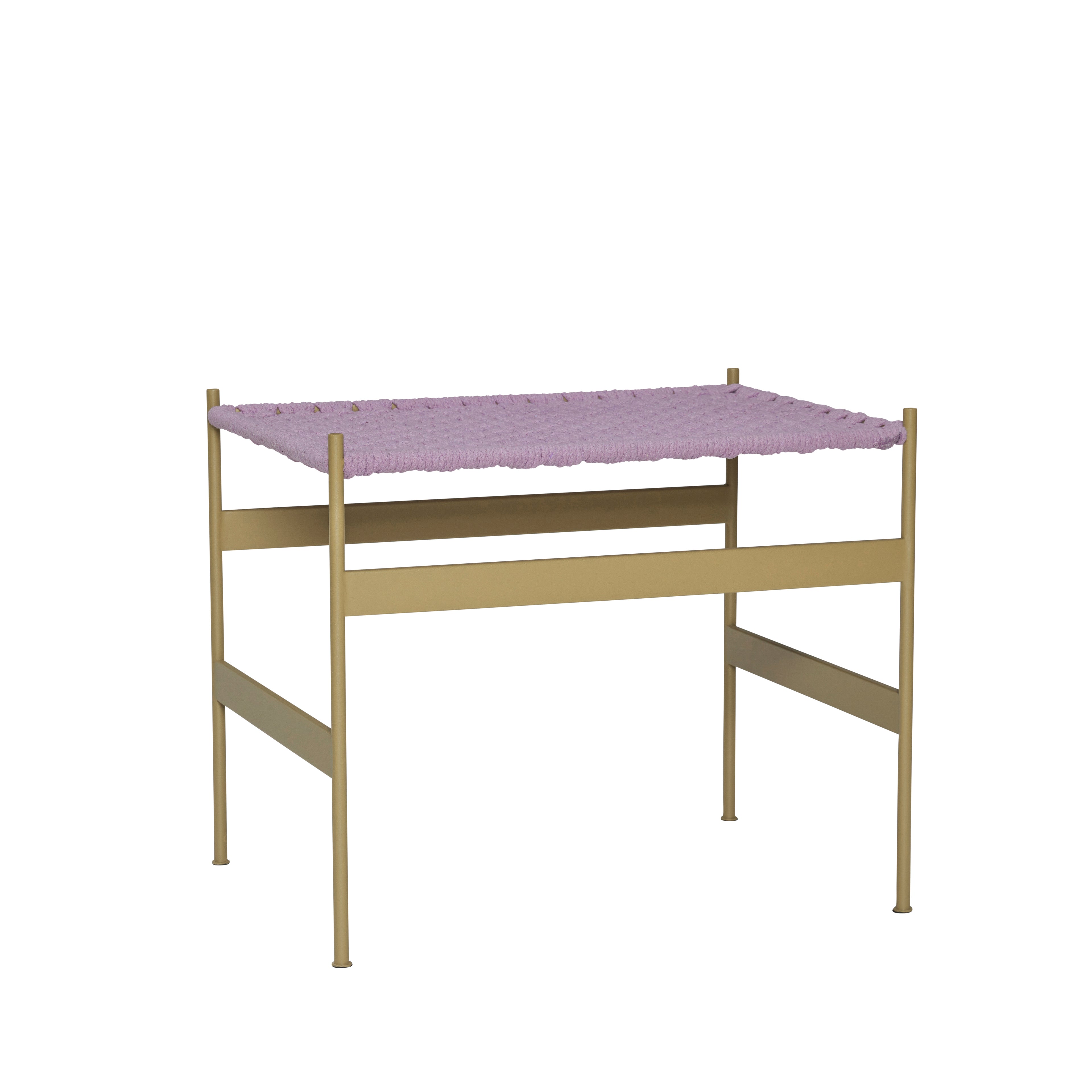 Peri Bench Purple/Khaki - 56x42xh47cm