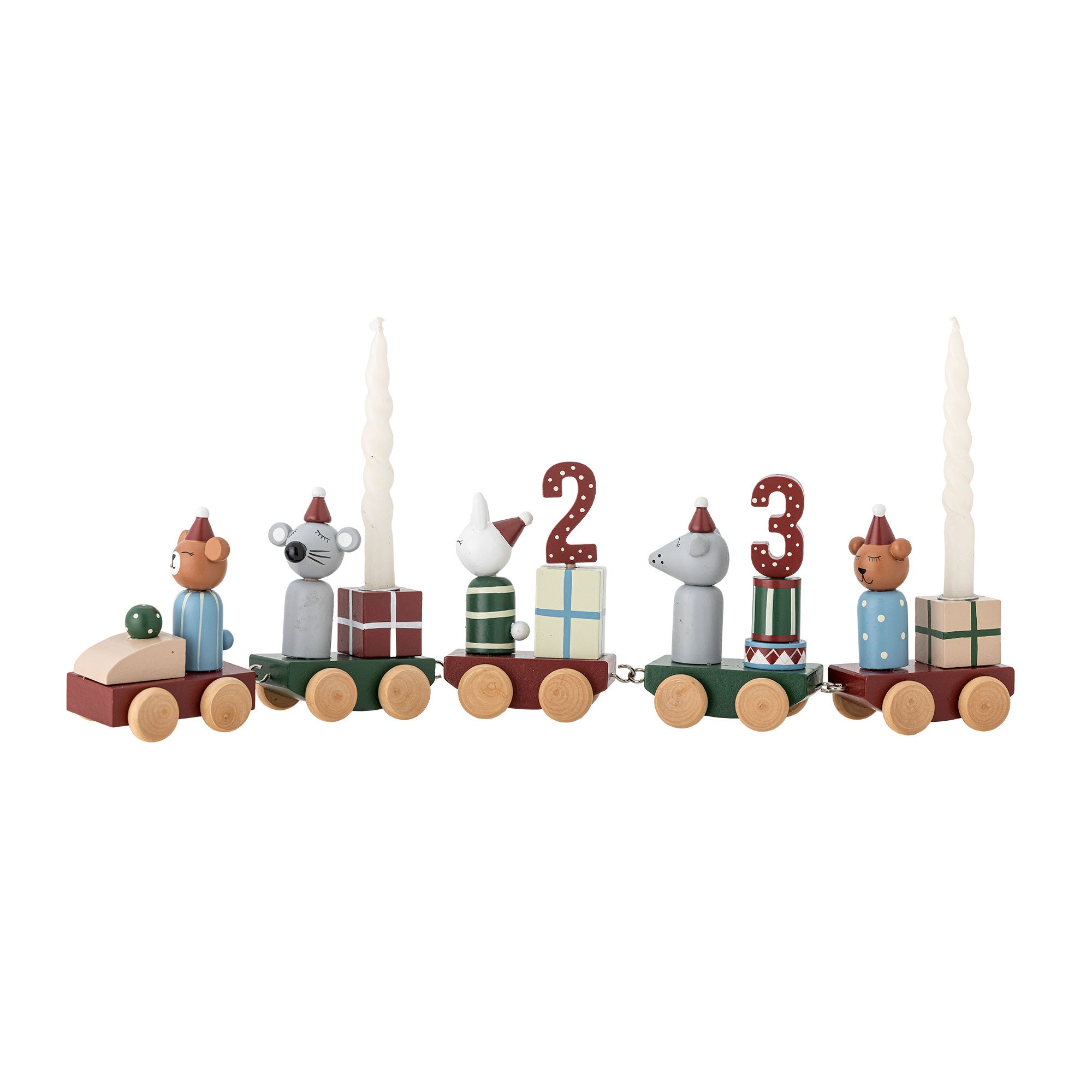 Bloomingville Junaid Deko, Red, FSC®100%, MDF