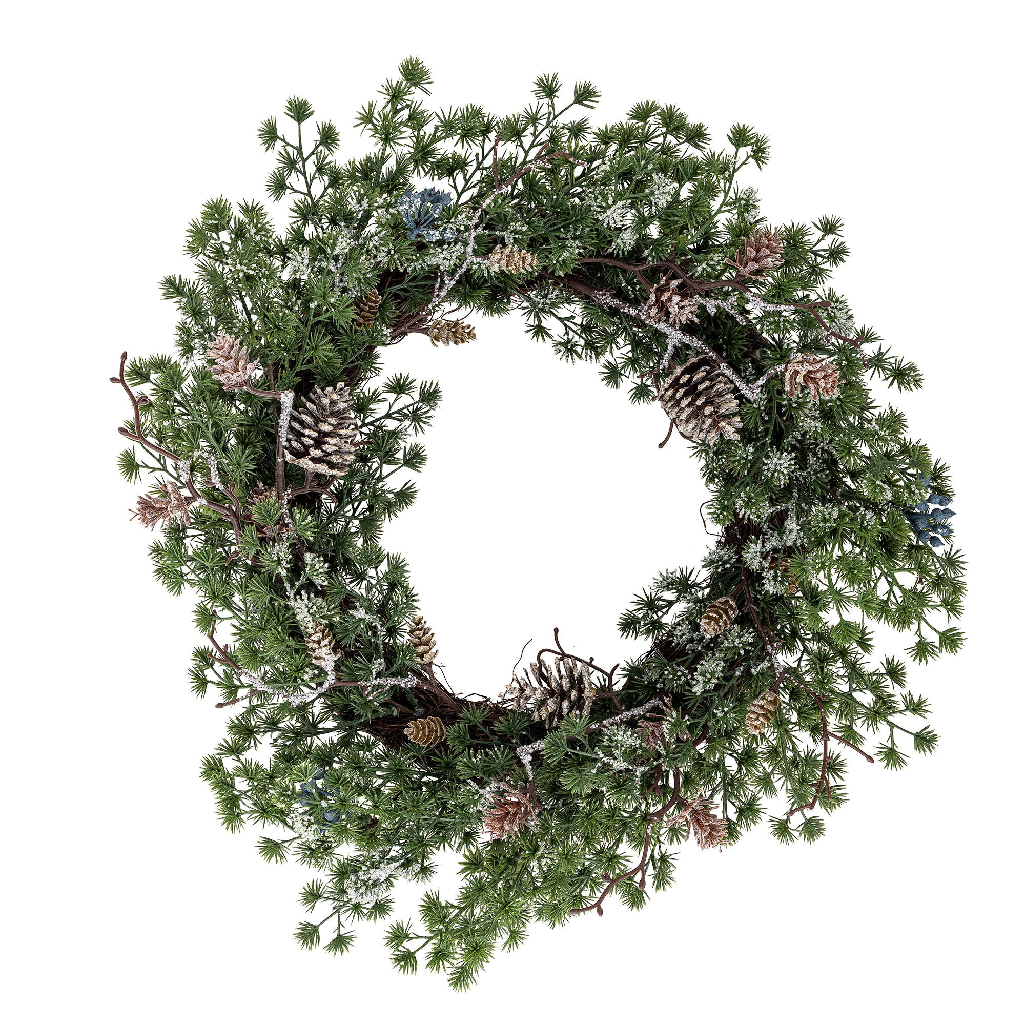 Bloomingville Cedar Wreath, Green, Artificial Flowers