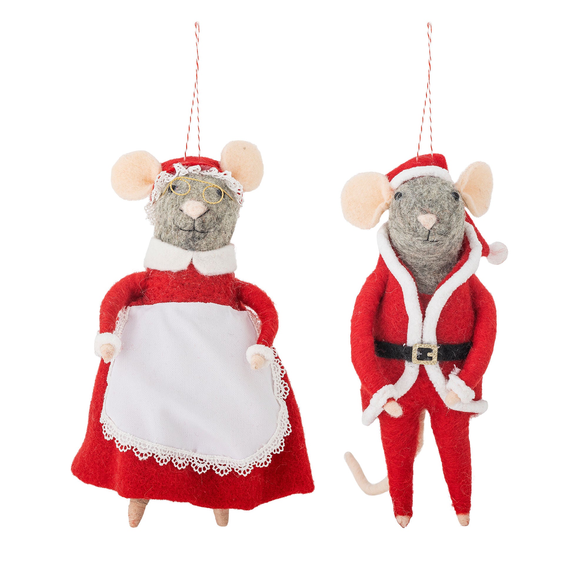 Bloomingville Peo Ornament, Red, Wool