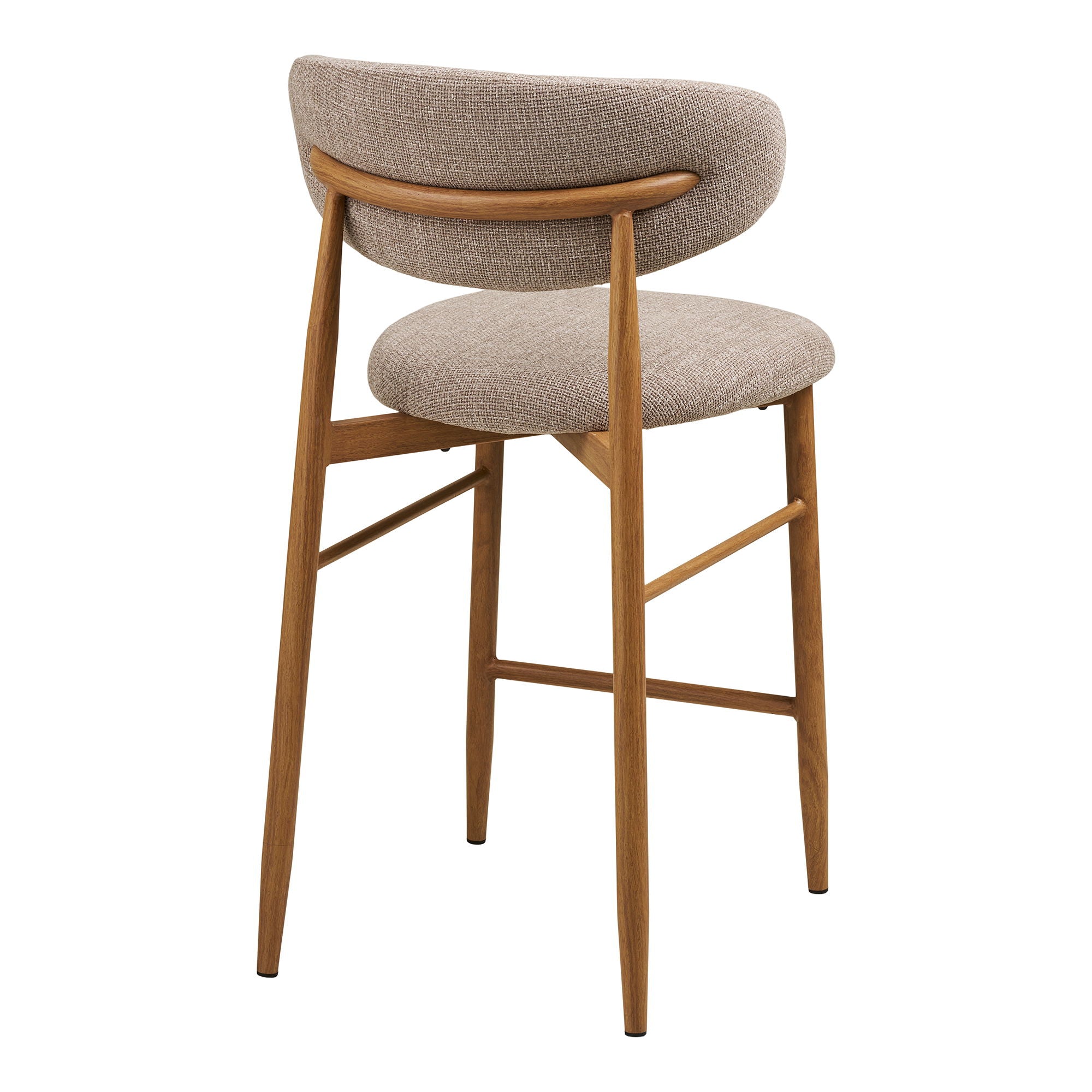 LEVANTO COUNTER chair - Counter chair, sand, wooden look legs, oak HN1302