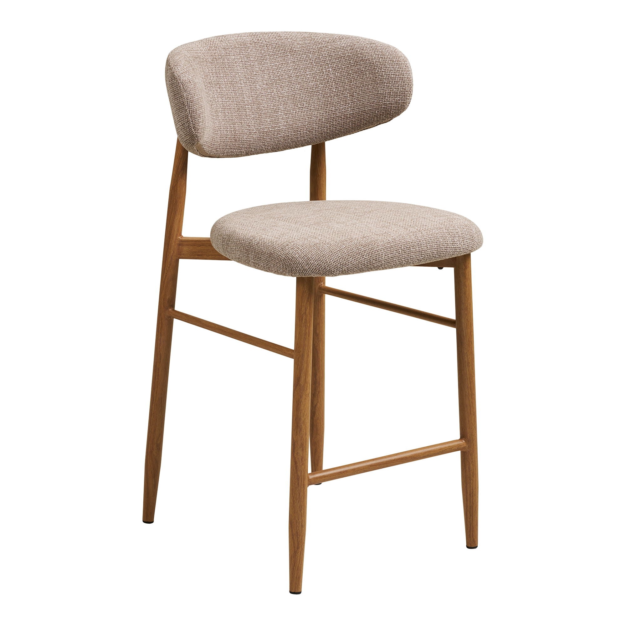 LEVANTO COUNTER chair - Counter chair, sand, wooden look legs, oak HN1302