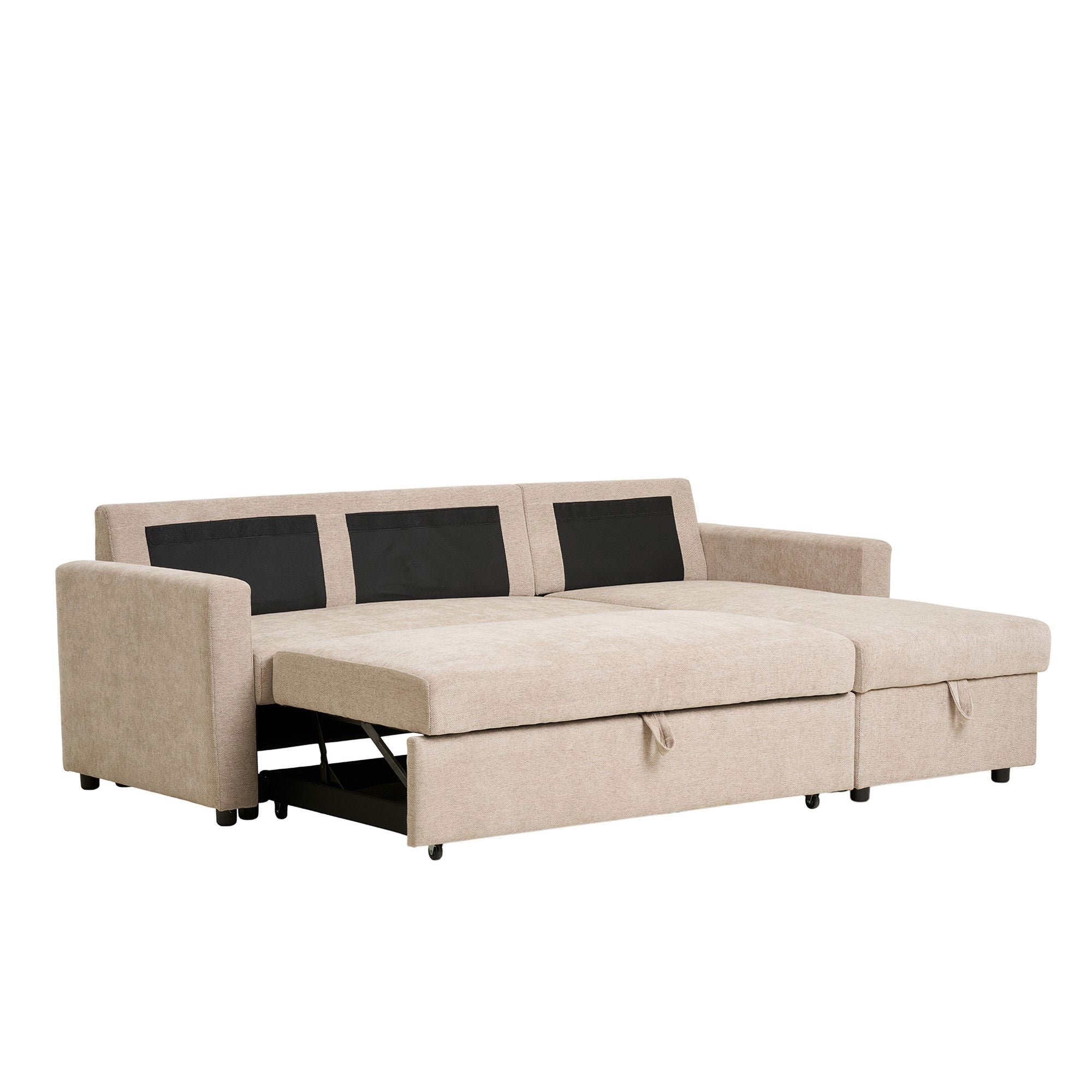 Belfast Chaiselong Sovesofa - Chaiselong sovesofa med opbevaring