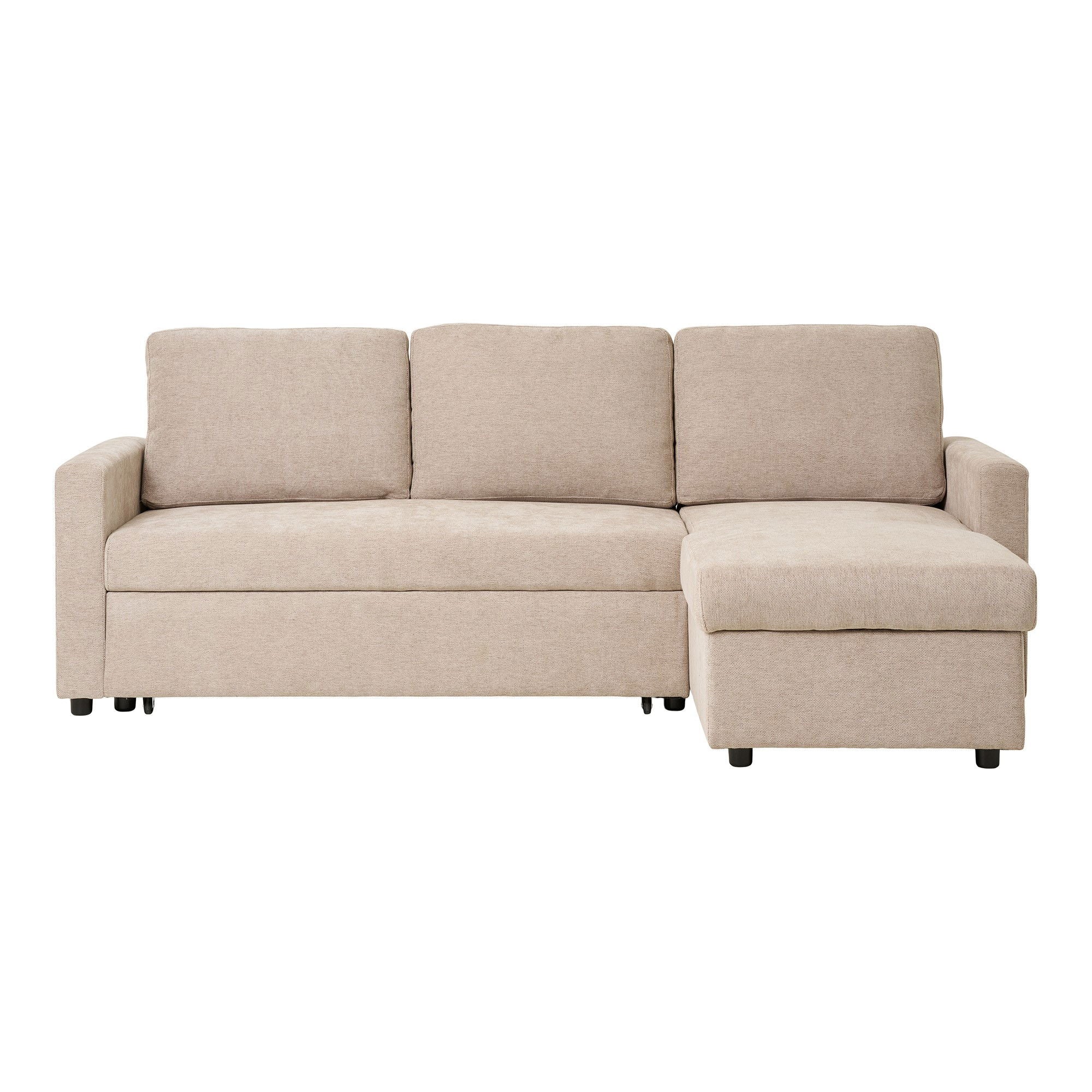 Belfast Chaiselong Sovesofa - Chaiselong sovesofa med opbevaring