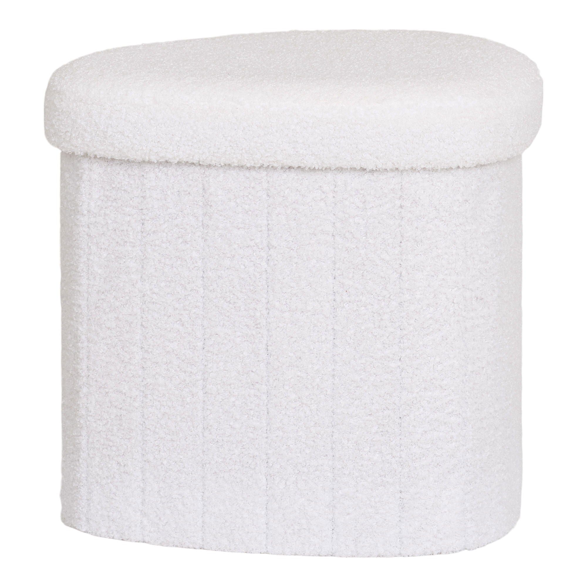 PUF, TEDDY, WHITE, HN1310<br>42,5x36.5 cm