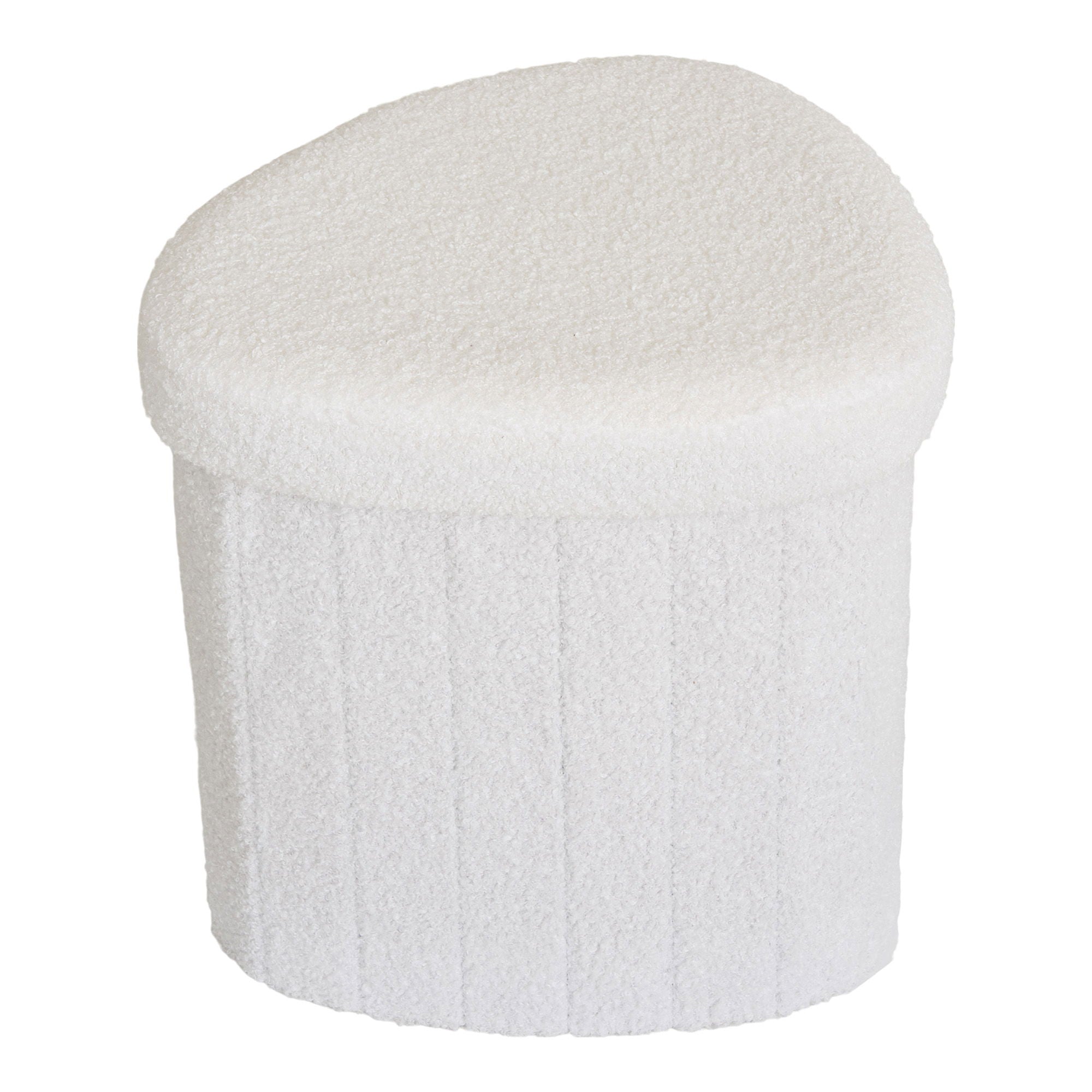 PUF, TEDDY, WHITE, HN1310<br>42,5x36.5 cm