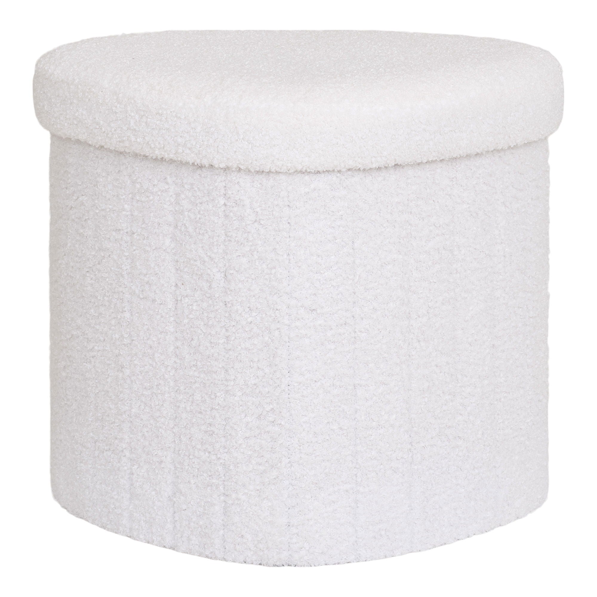 PUF, TEDDY, WHITE, HN1310<br>42,5x36.5 cm