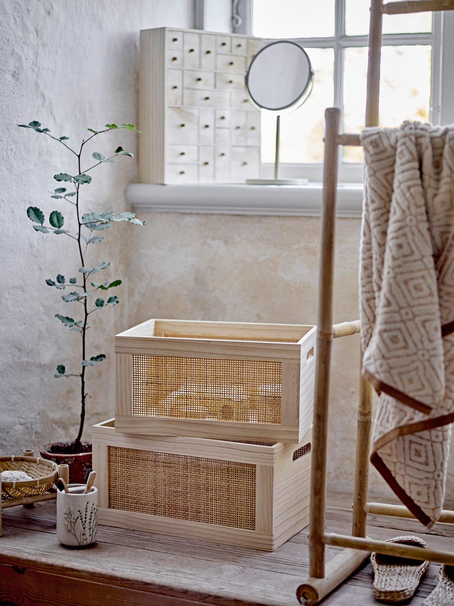 Bloomingville Valery Storage Box, Nature, FSC® 100%, Pine