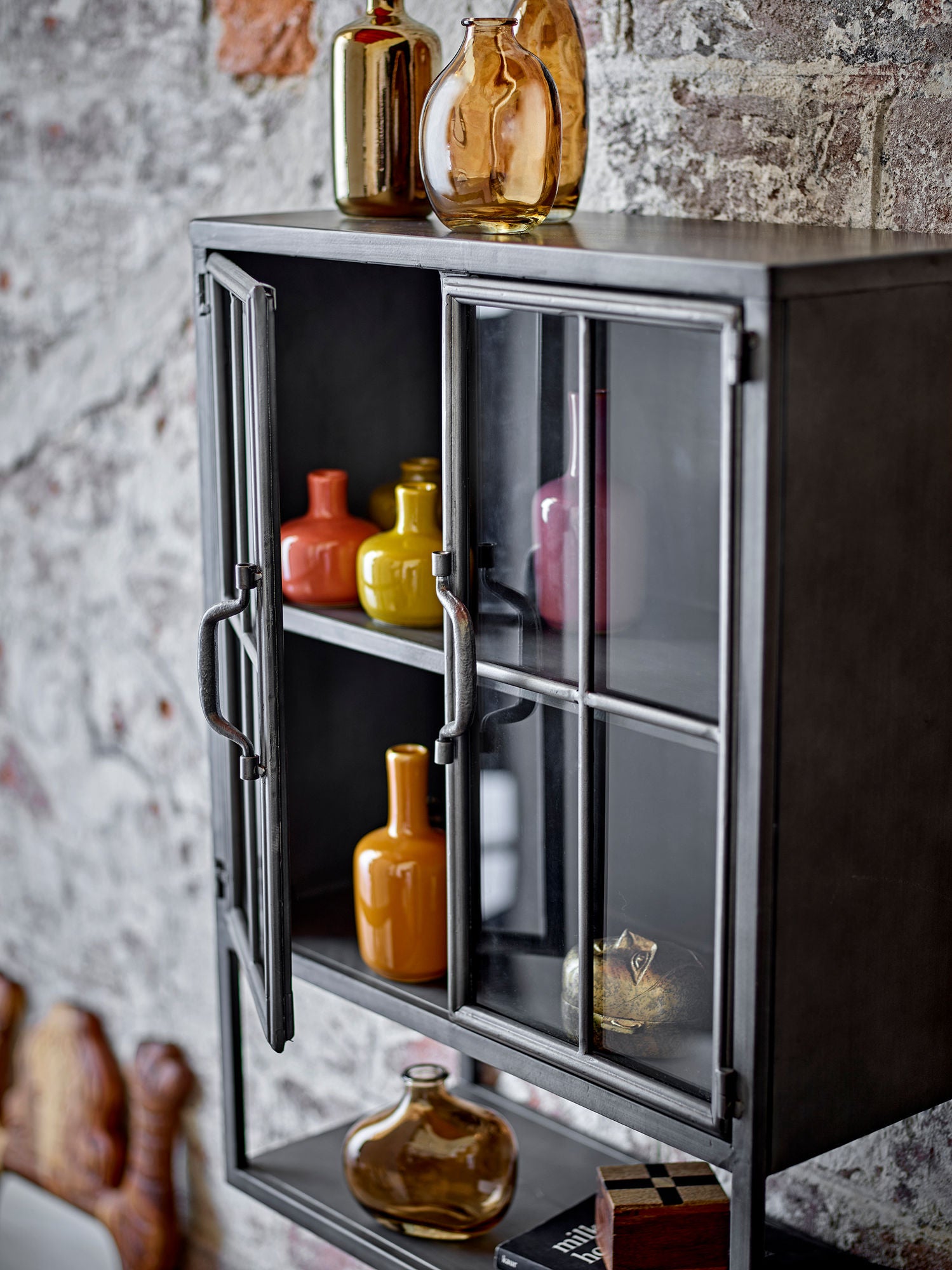 Bloomingville Sindre Cabinet, Black, Metal
