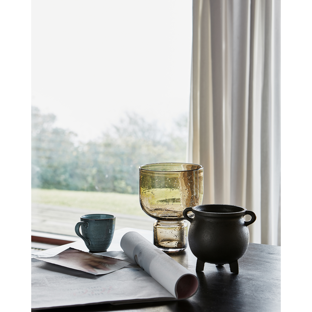 Vase, Hdfarida, Brown