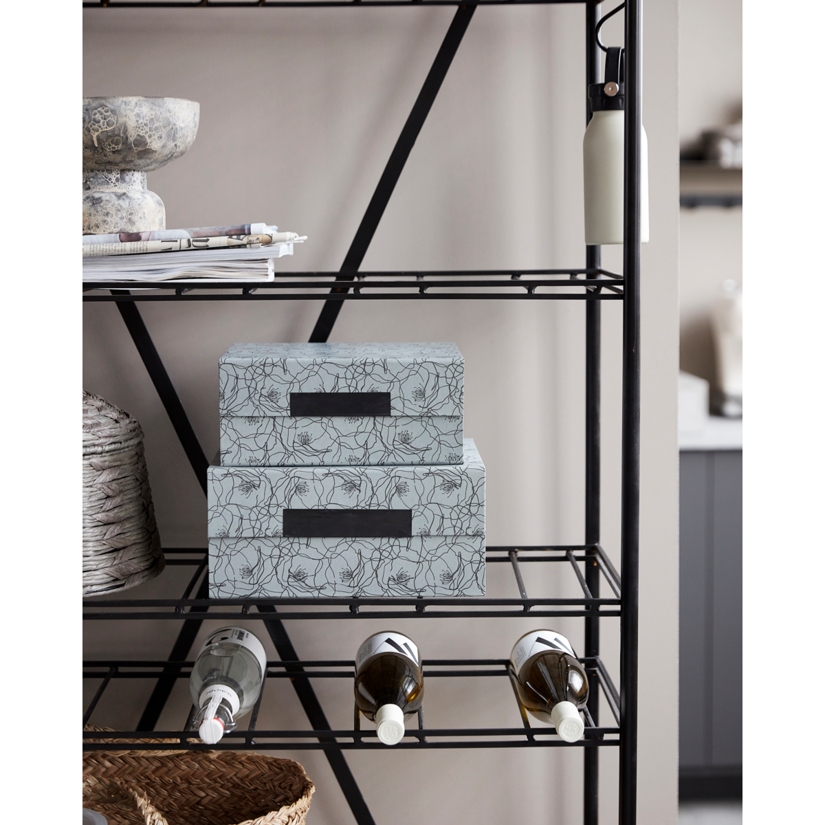 Shelf, Hdgany, black