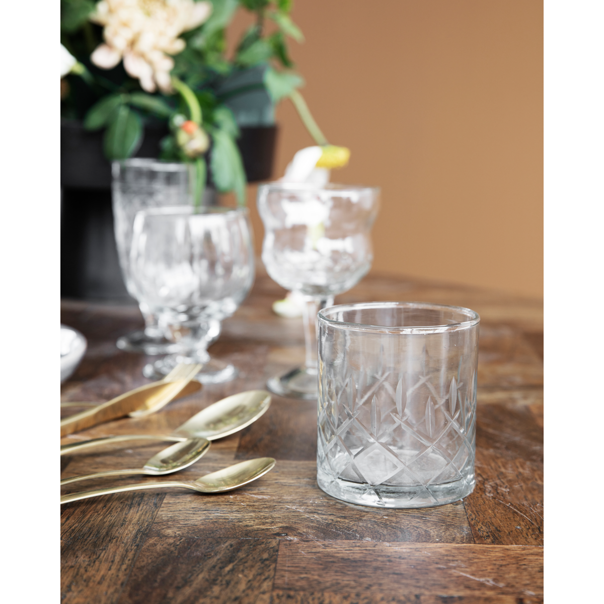 Whiskey glass, HDVintage, Clear