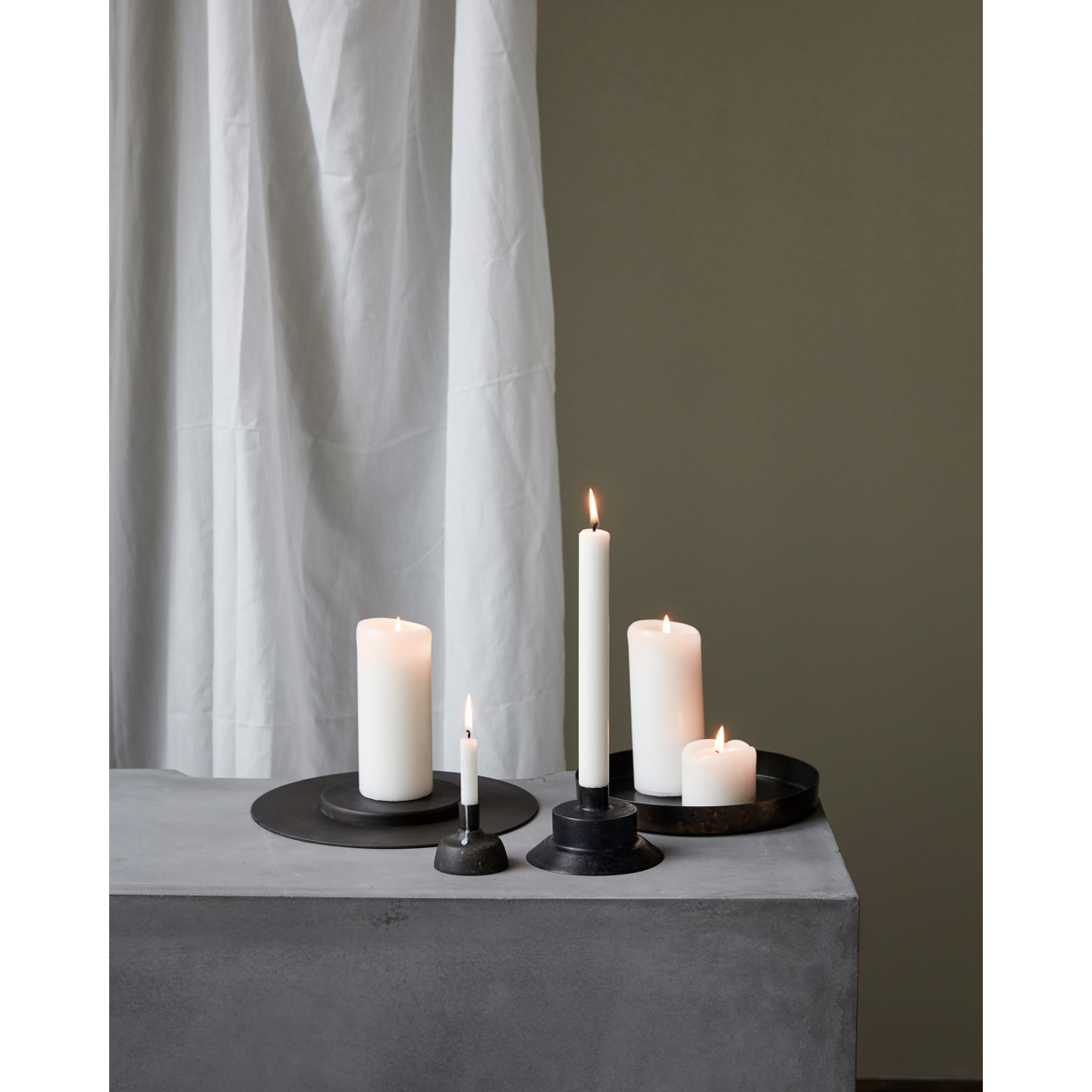 Tray, hdella, antique brown