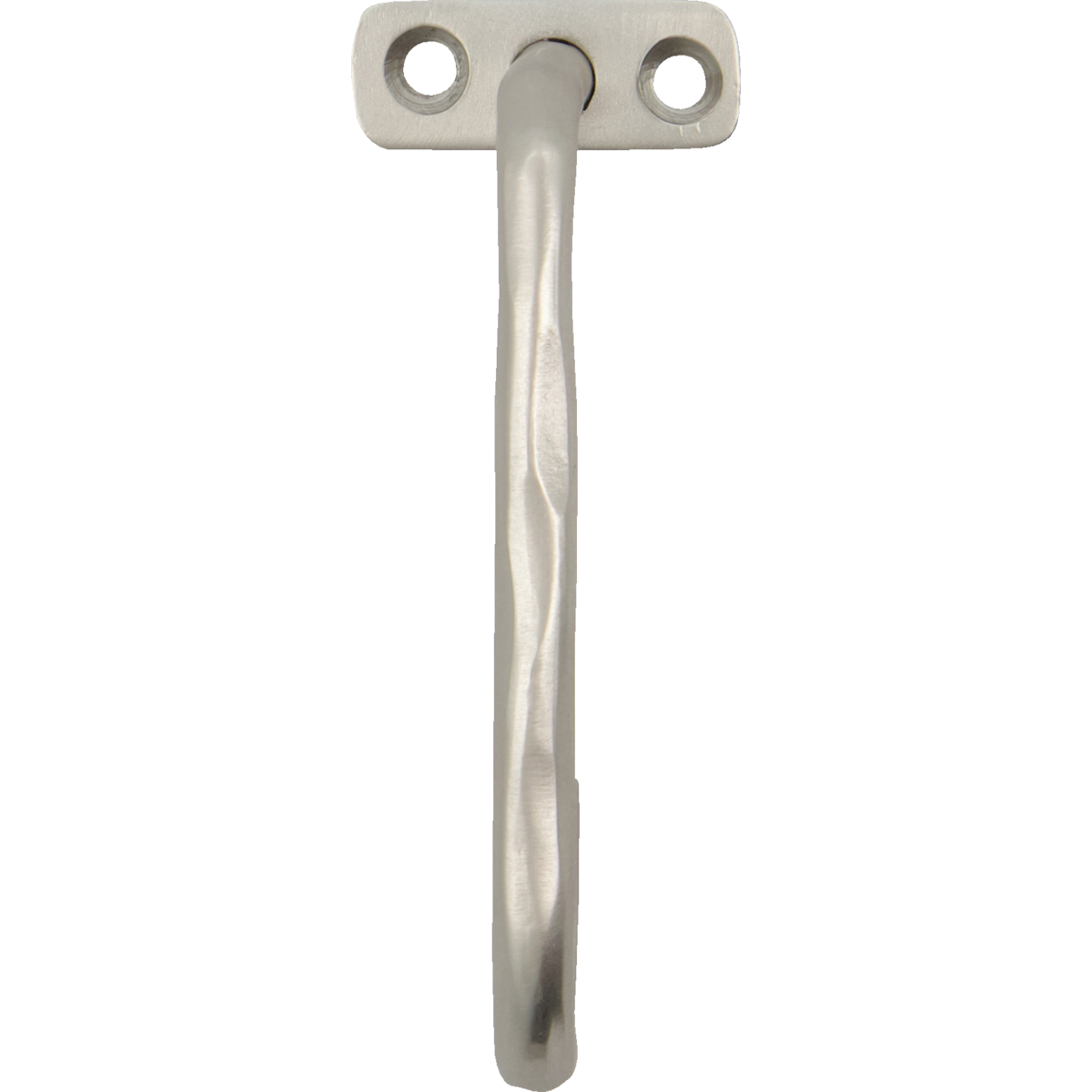 Hook, hdwelo, brushed silver finish