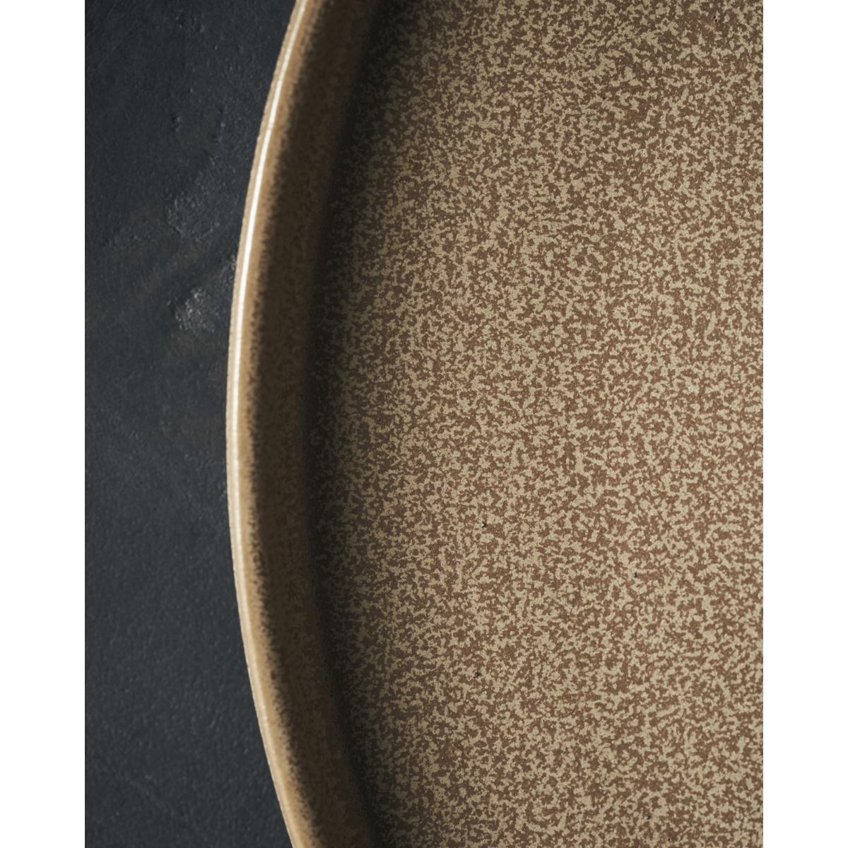 Dinner plate, HDCara, Camel H: 2.5 cm, DIA: 27 cm