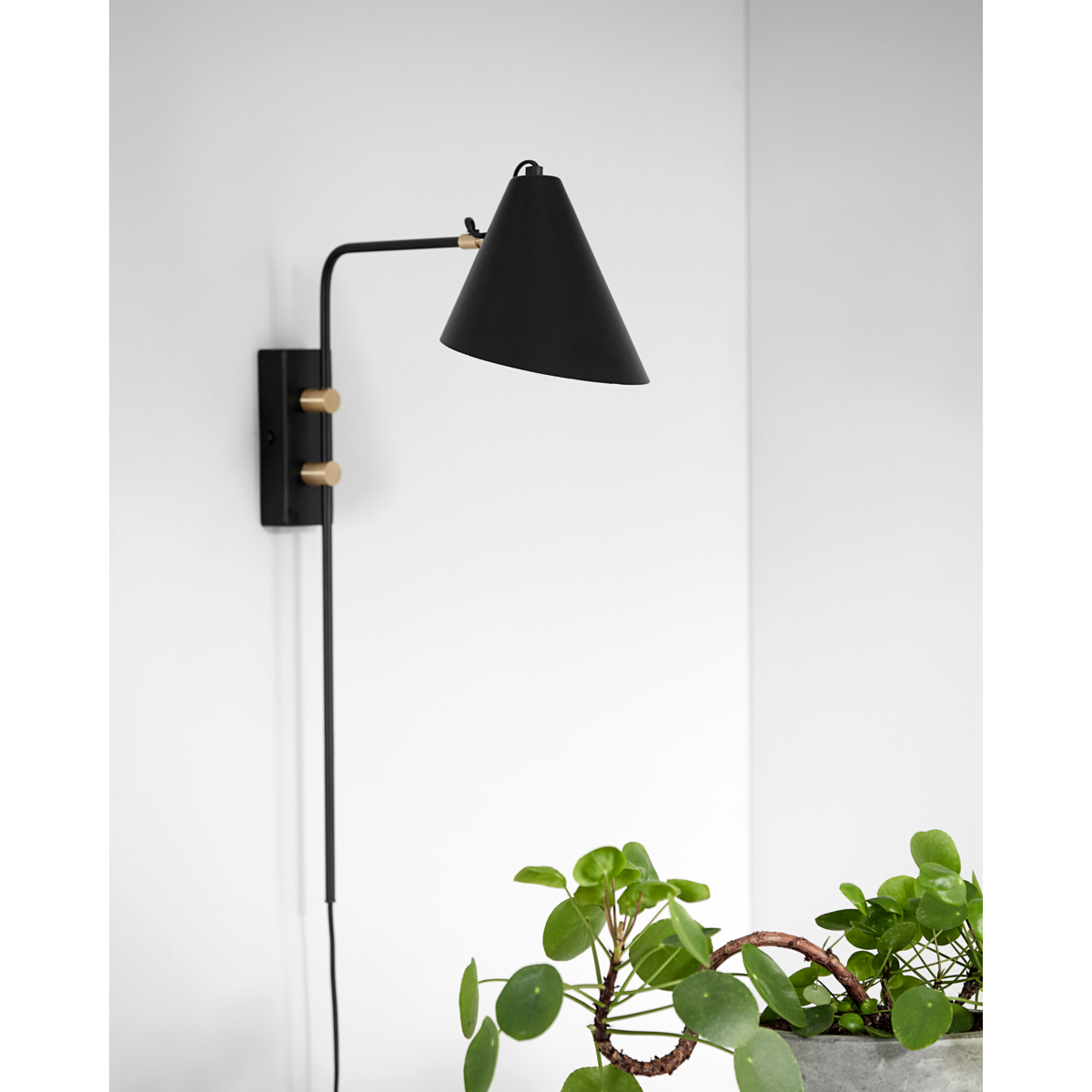 Wall lamp, HDClub, black
