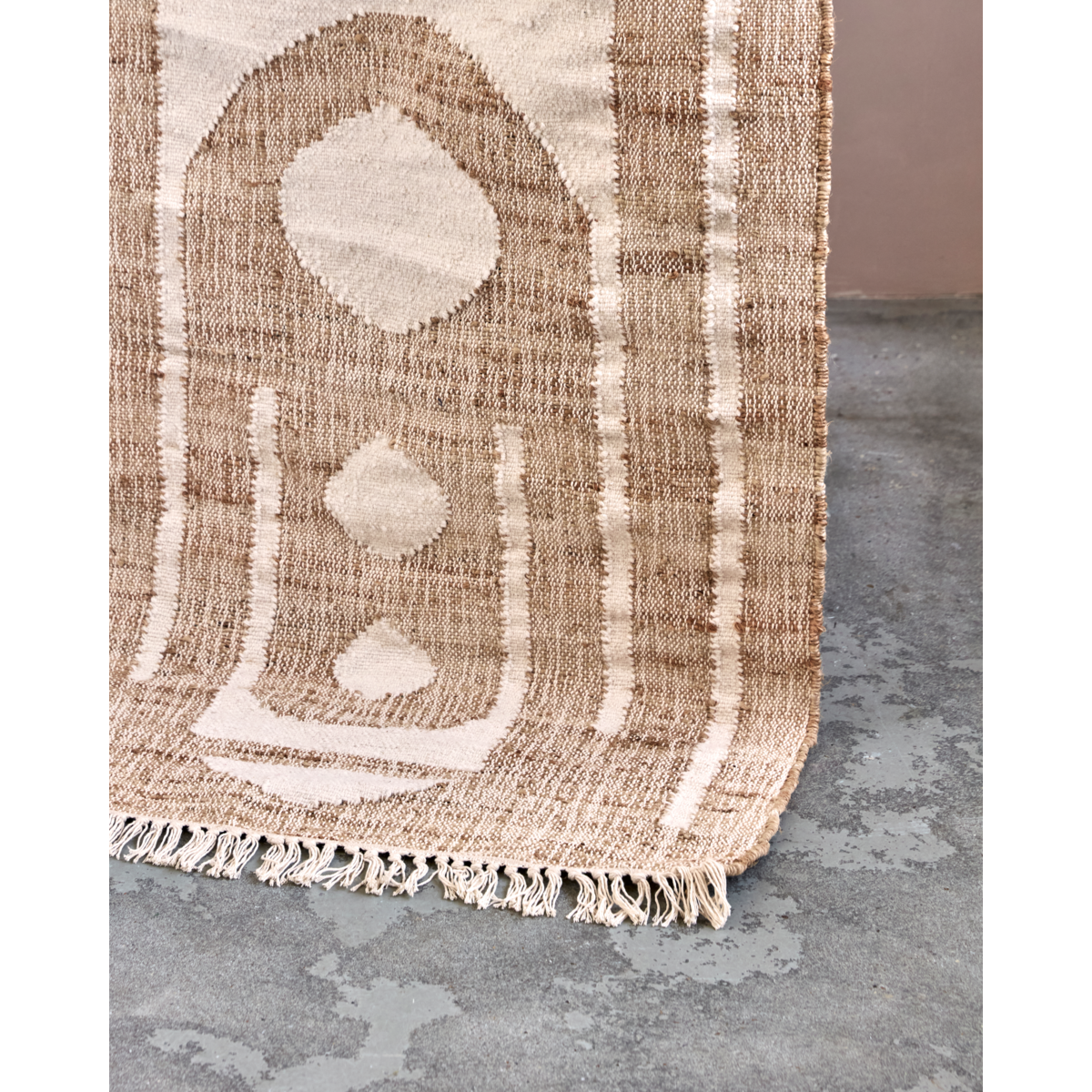Blanket, hdrostro, nature; raw white