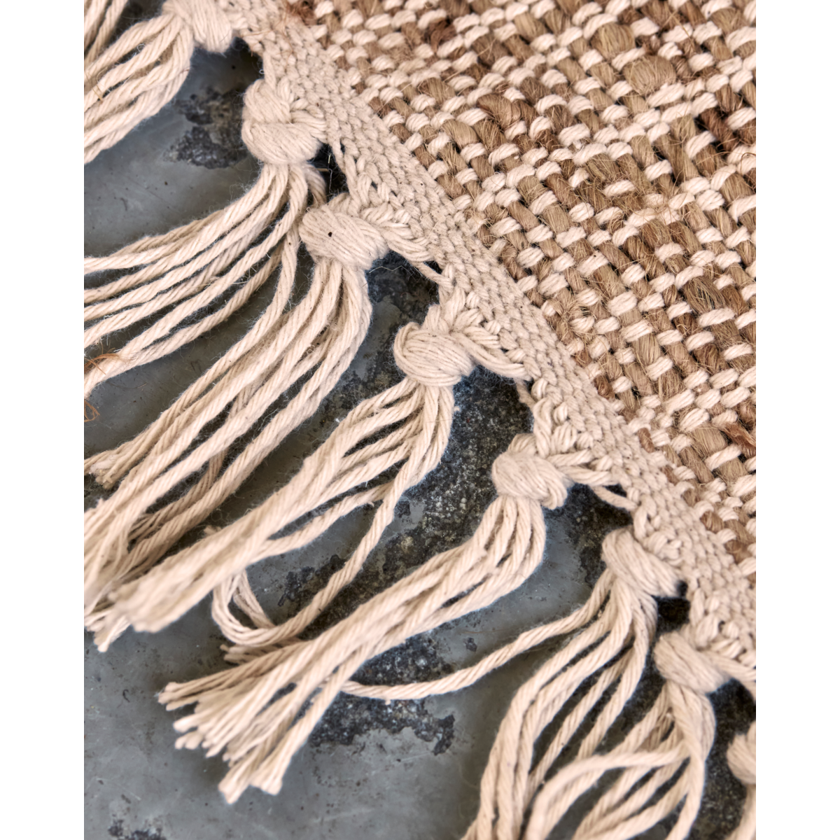 Blanket, hdrostro, nature; raw white