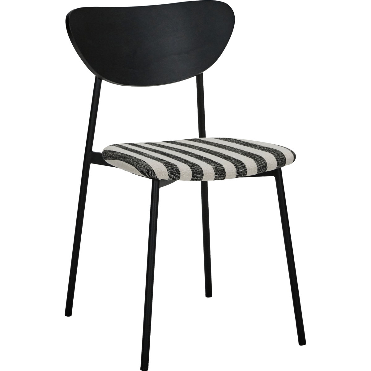 Chairs, hdmust, black; white