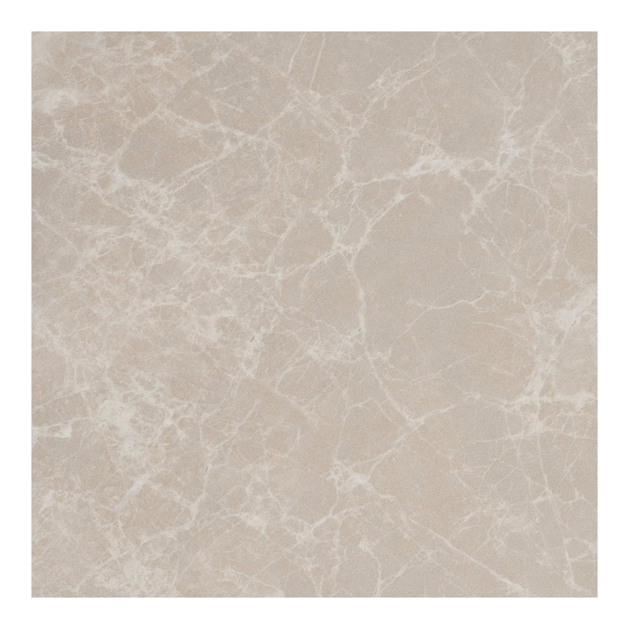 Prague Coffee table - Coffee table, marble look, round, beige set of 2