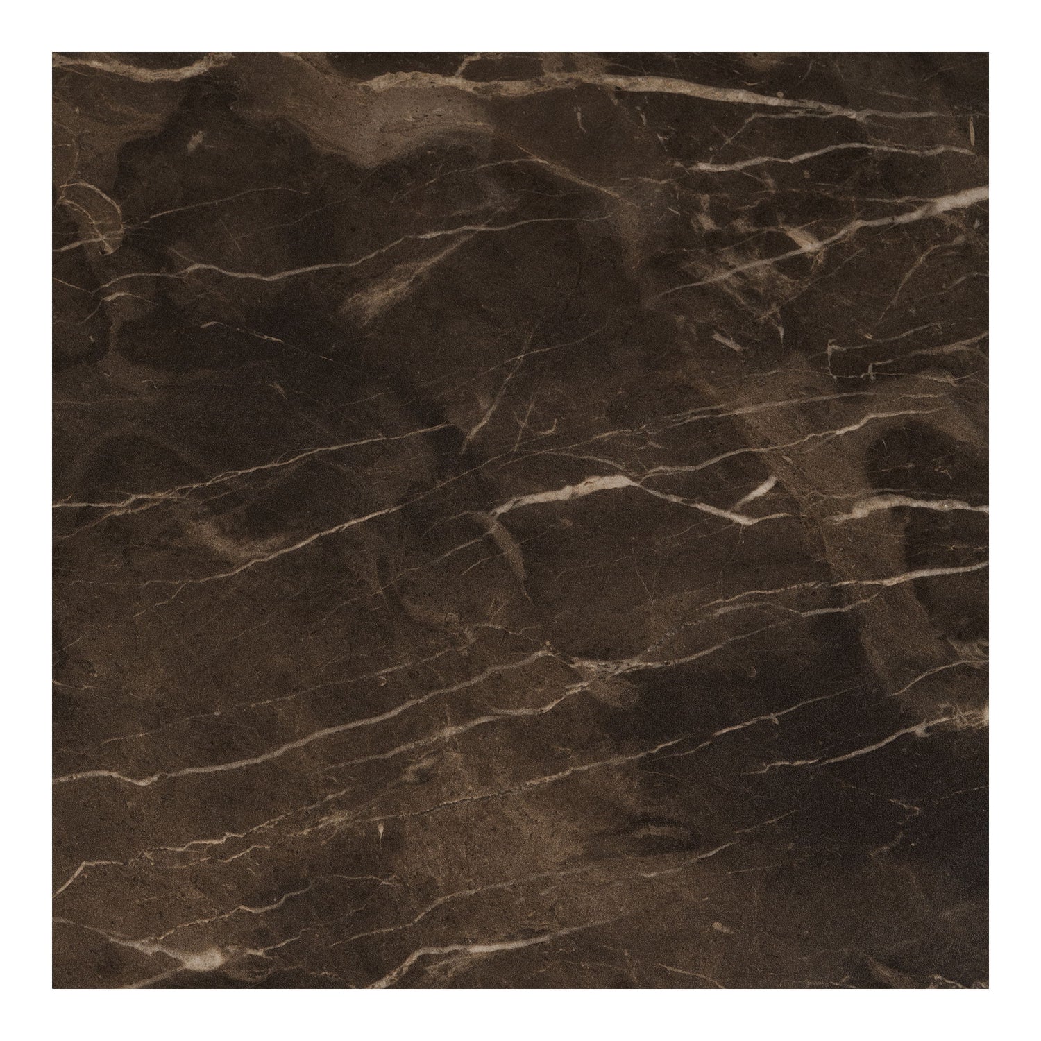 Prague Coffee table - Coffee table, marble look, brown 60x80x40 cm