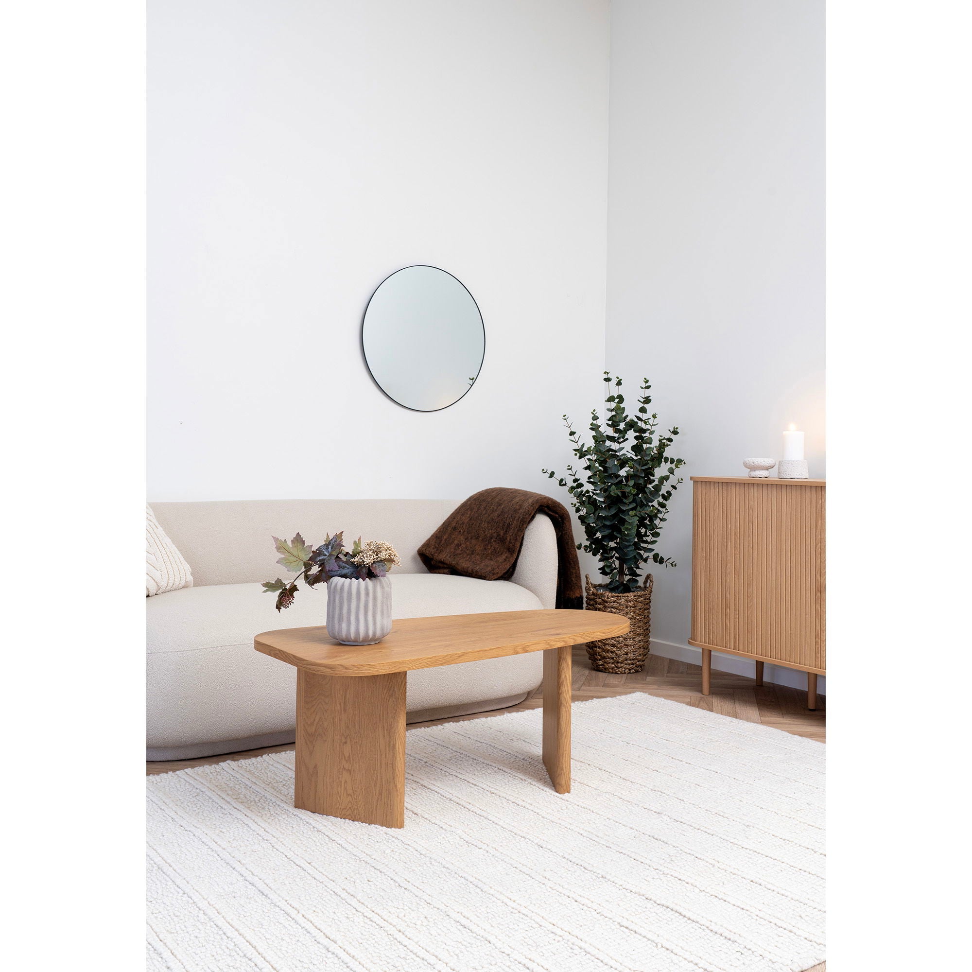 Coffee table, natural 50x100x41 cm