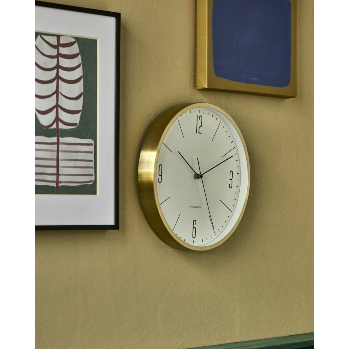 Wall clock, hdhour, golden