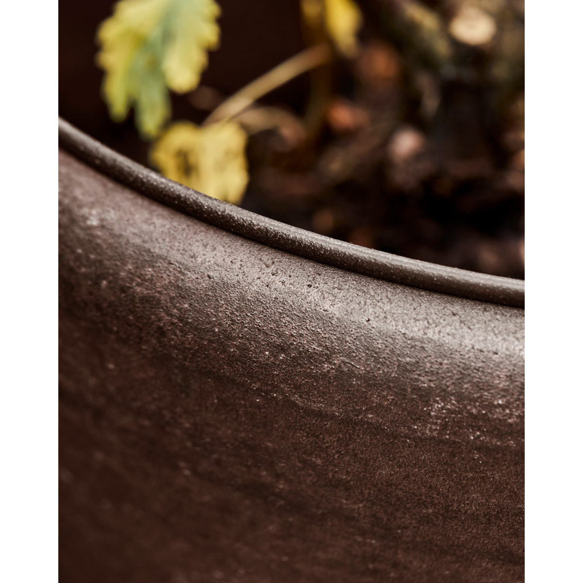 Herbal pot, hdfunnel, antique brown