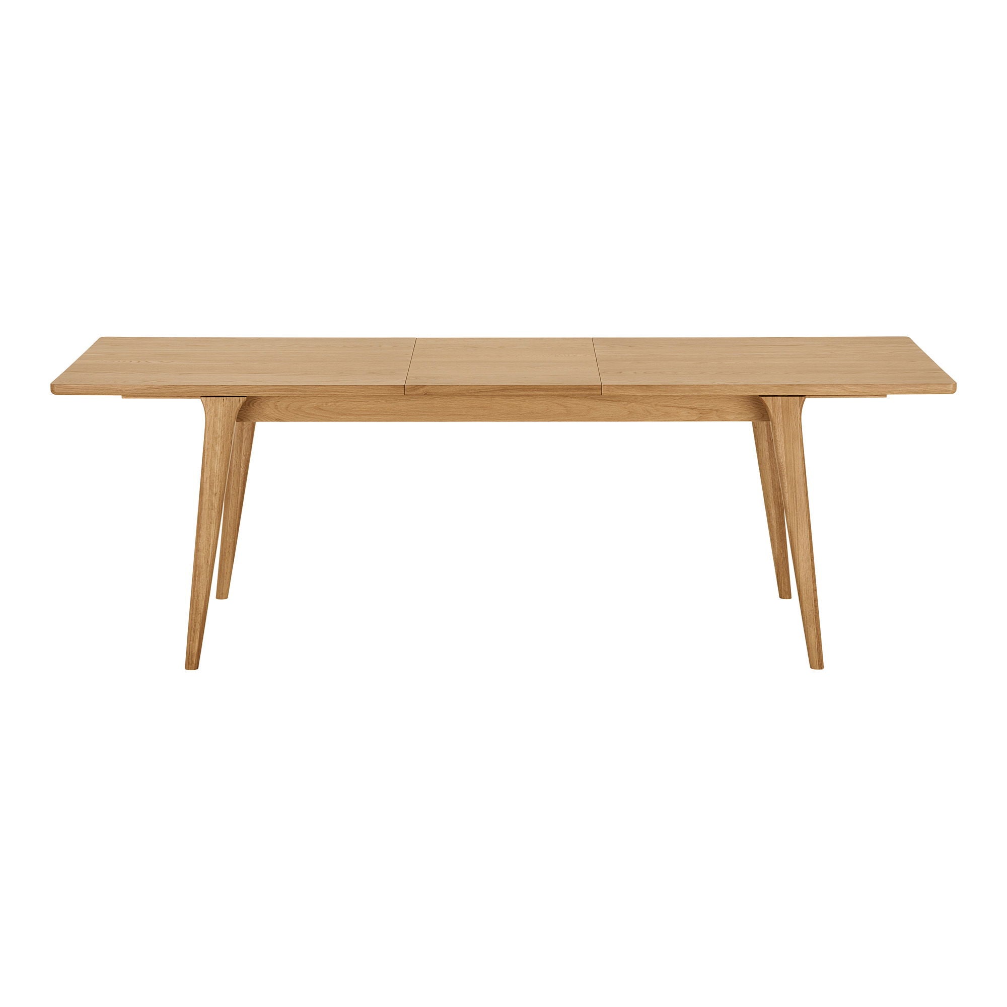 Darwin Dining table - Dining table, oak veneer, incl. an additional plate 180-230x90x75 cm