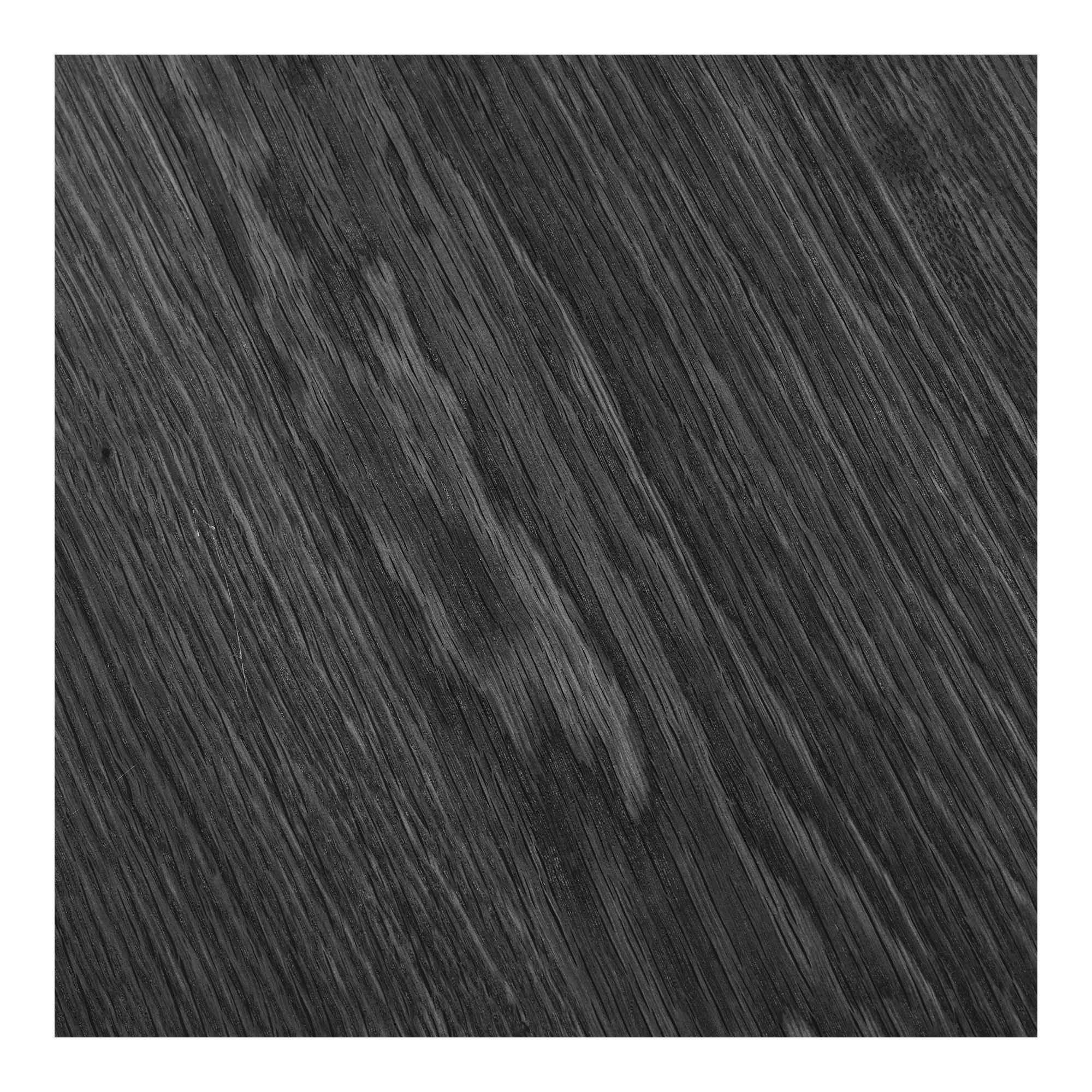 Osaka Dining table - Dining table, oak veneer, black, incl. two additional plates ø120x120-160-200x75 cm