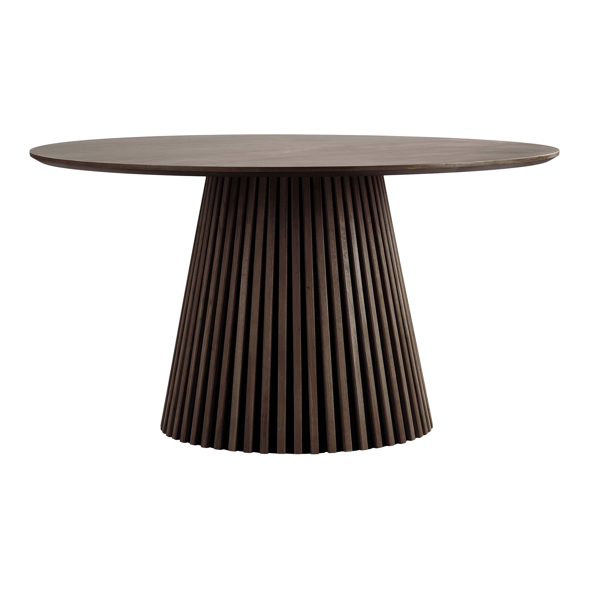 Osaka Dining Table - Dining Table, Egefins, Smoked Ø140x75 cm