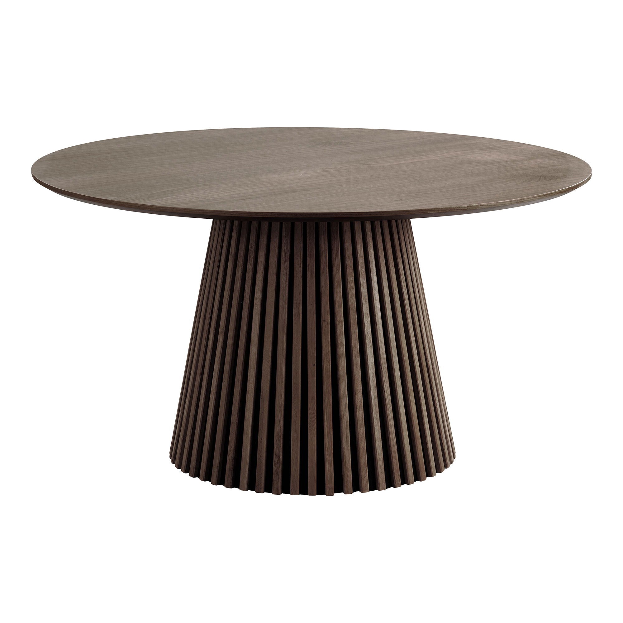 Osaka Dining Table - Dining Table, Egefins, Smoked Ø140x75 cm