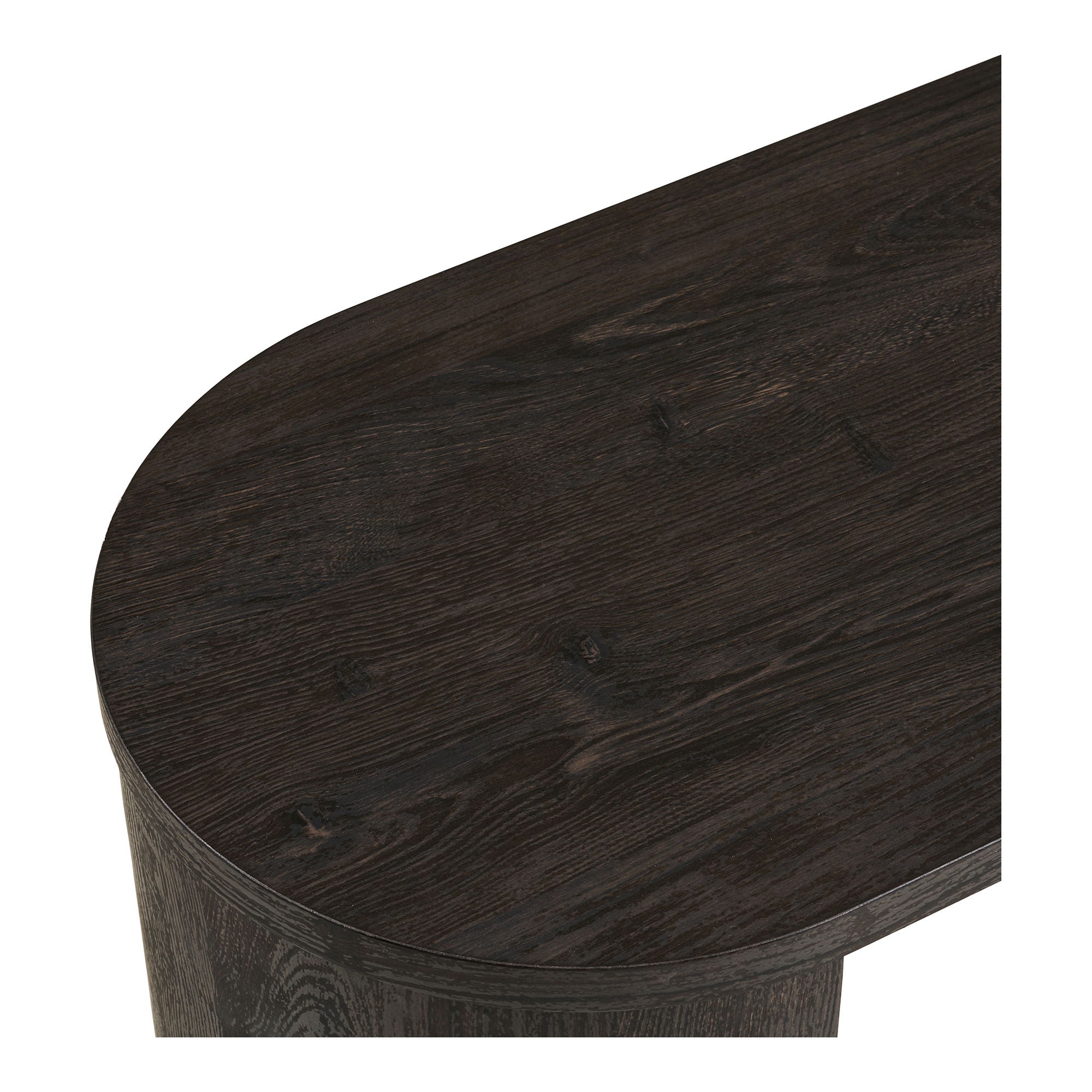 Bibione console table - console table, dark brown 38x114x75 cm