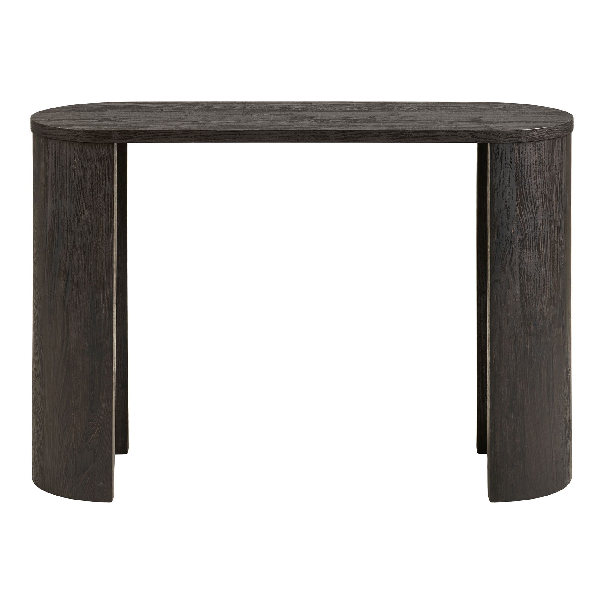 Bibione console table - console table, dark brown 38x114x75 cm
