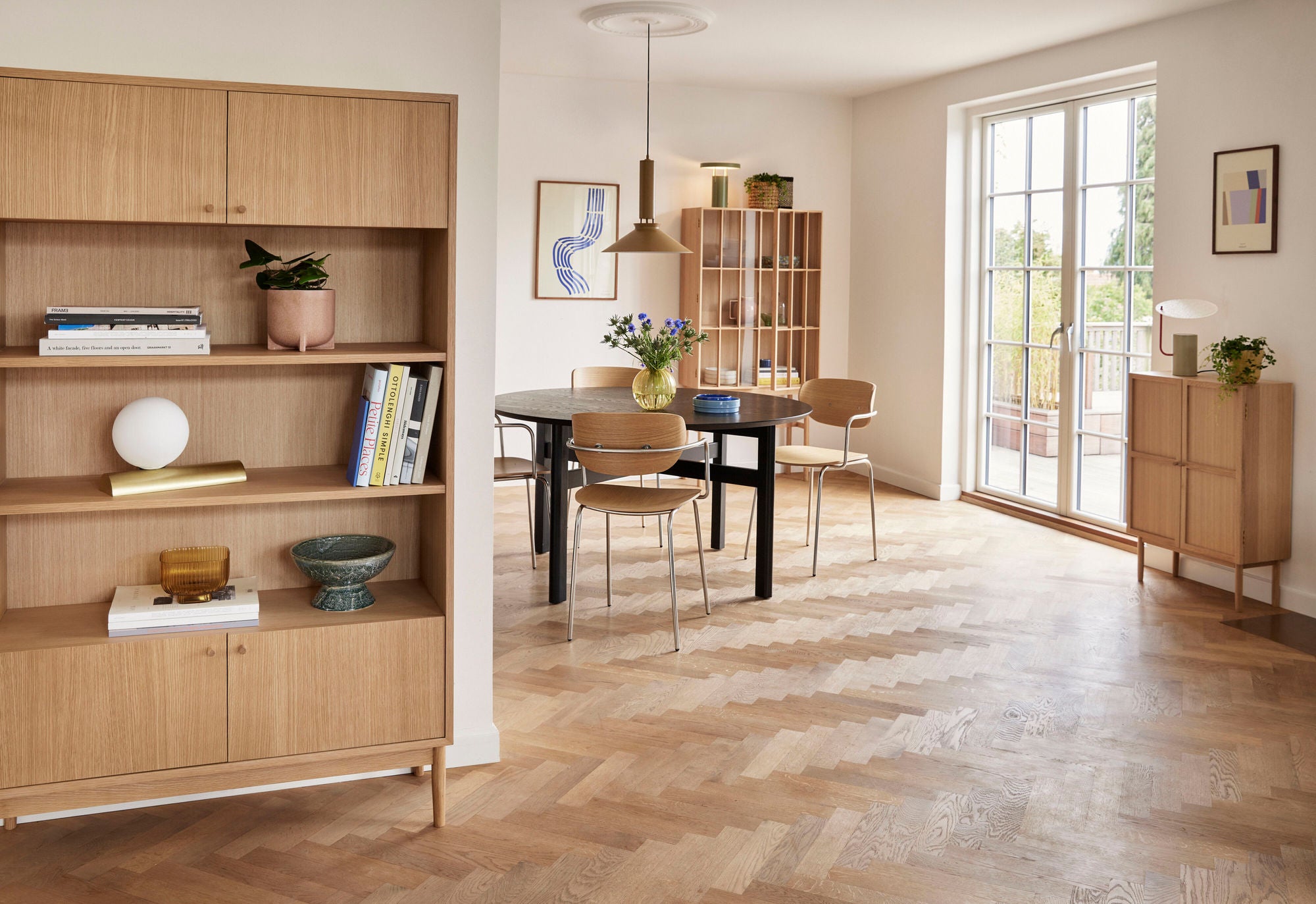 Shoji Cabinet Tall Natural - 80x35xh170cm