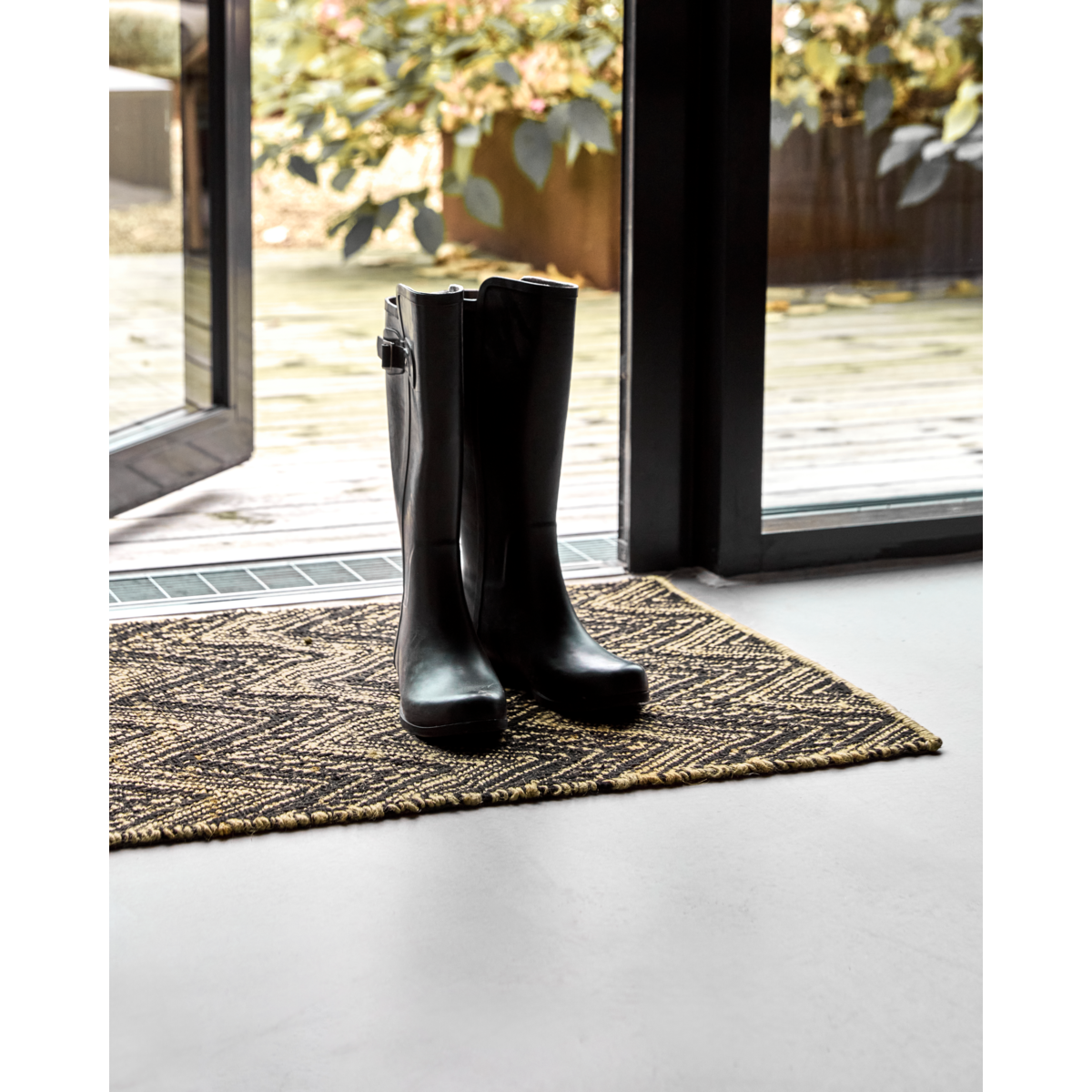Doormat, hdmonta, nature; black