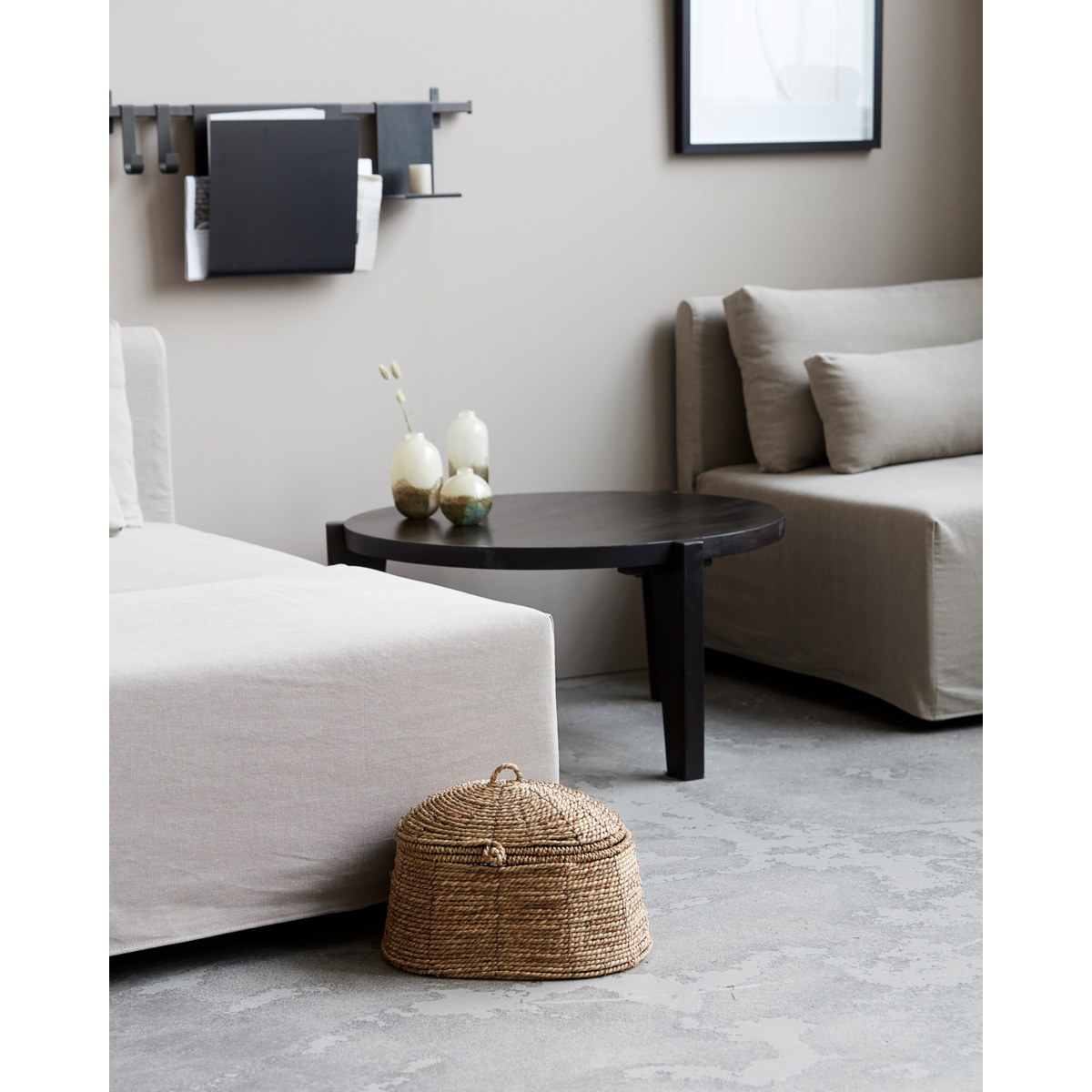 Basket with lid, HDRama, Nature