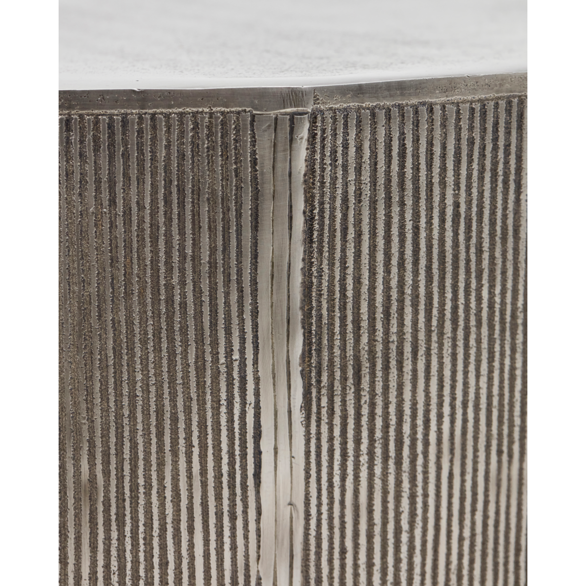Coffee table, hdrota, brushed silver