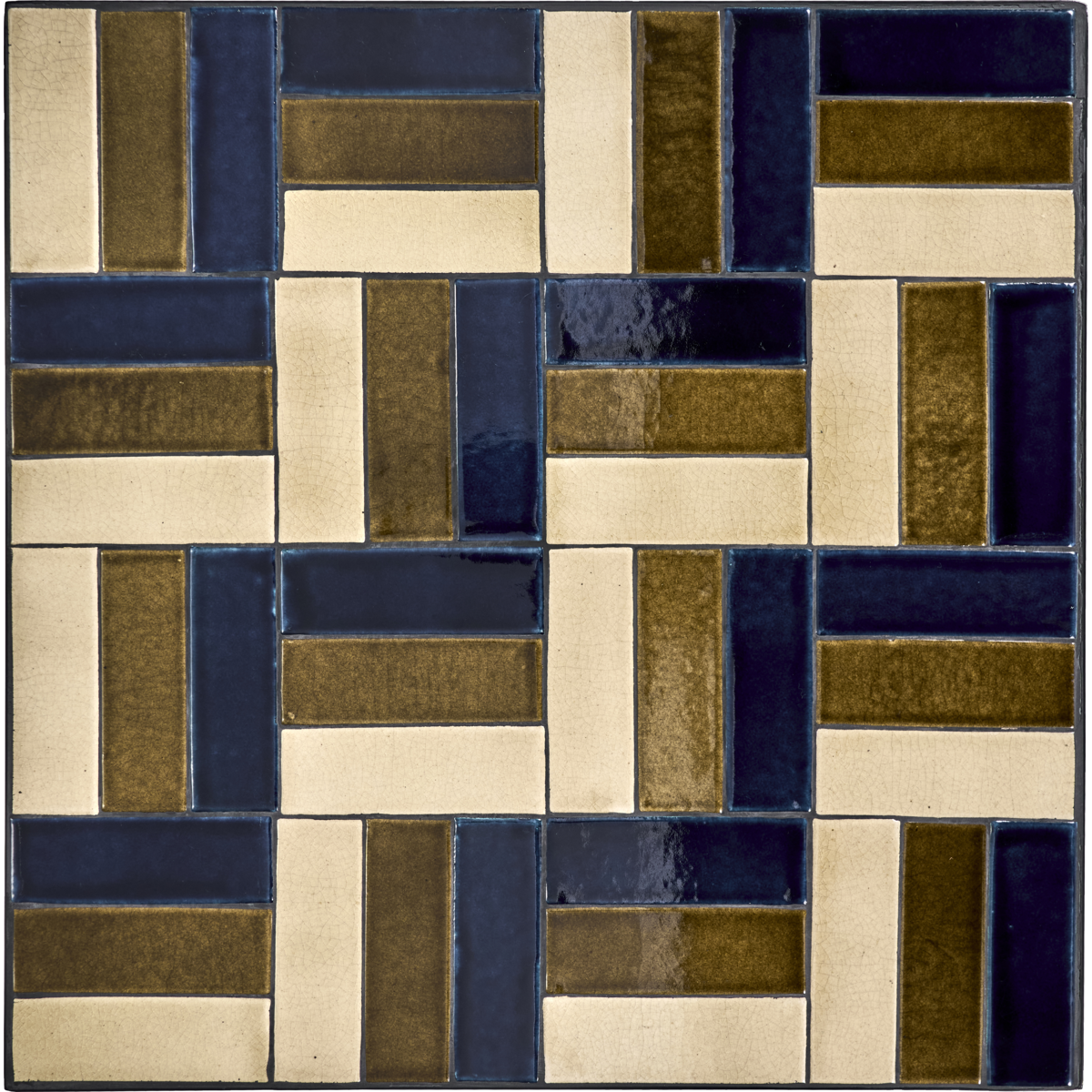 Cafe table, hdgeometric, brown; blue