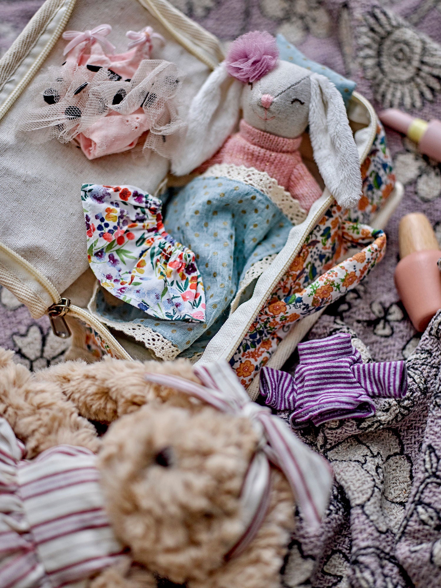 Bloomingville Mini Milly doll, brown, polyester