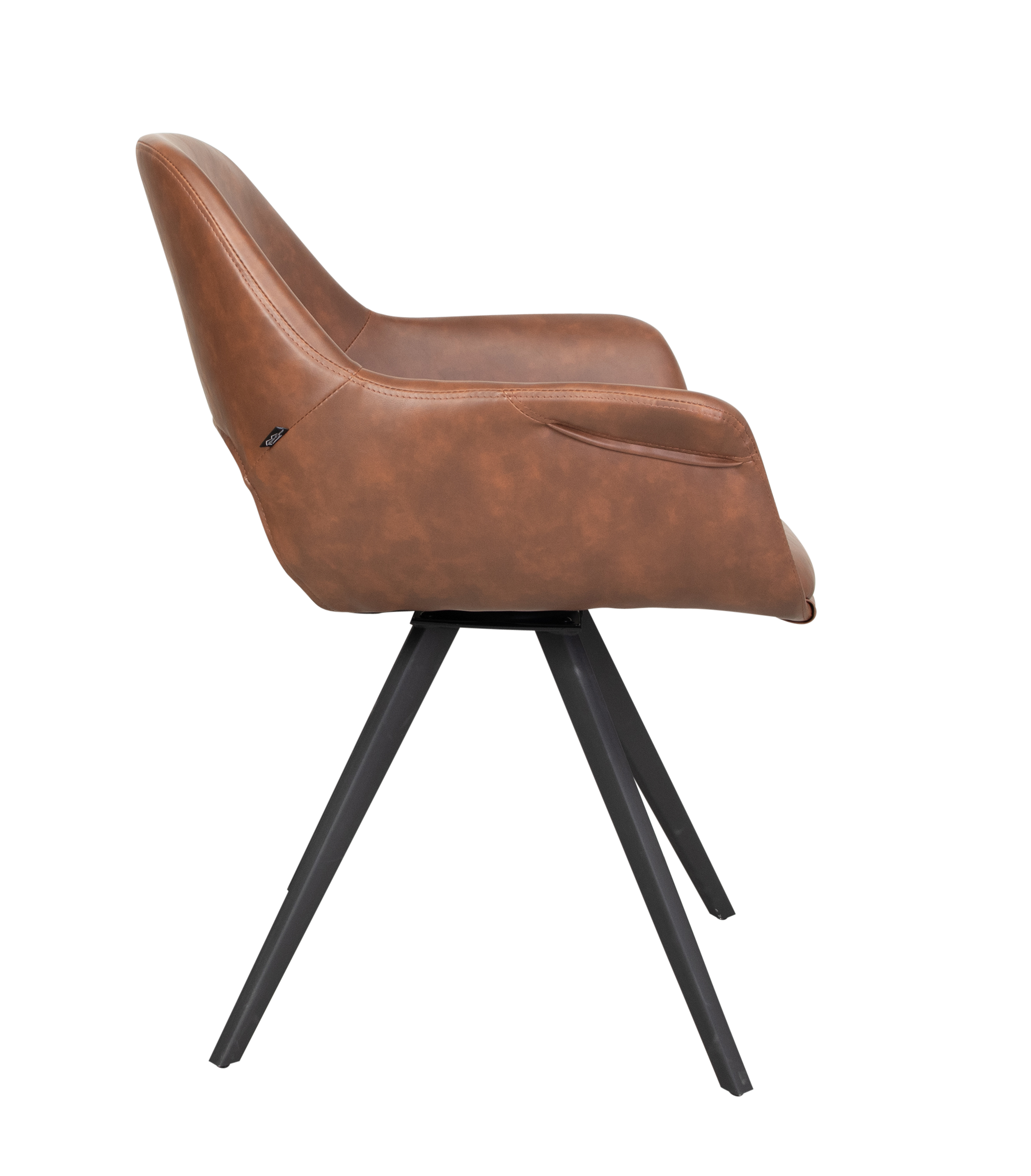 Dining table chair fenja cognac pu