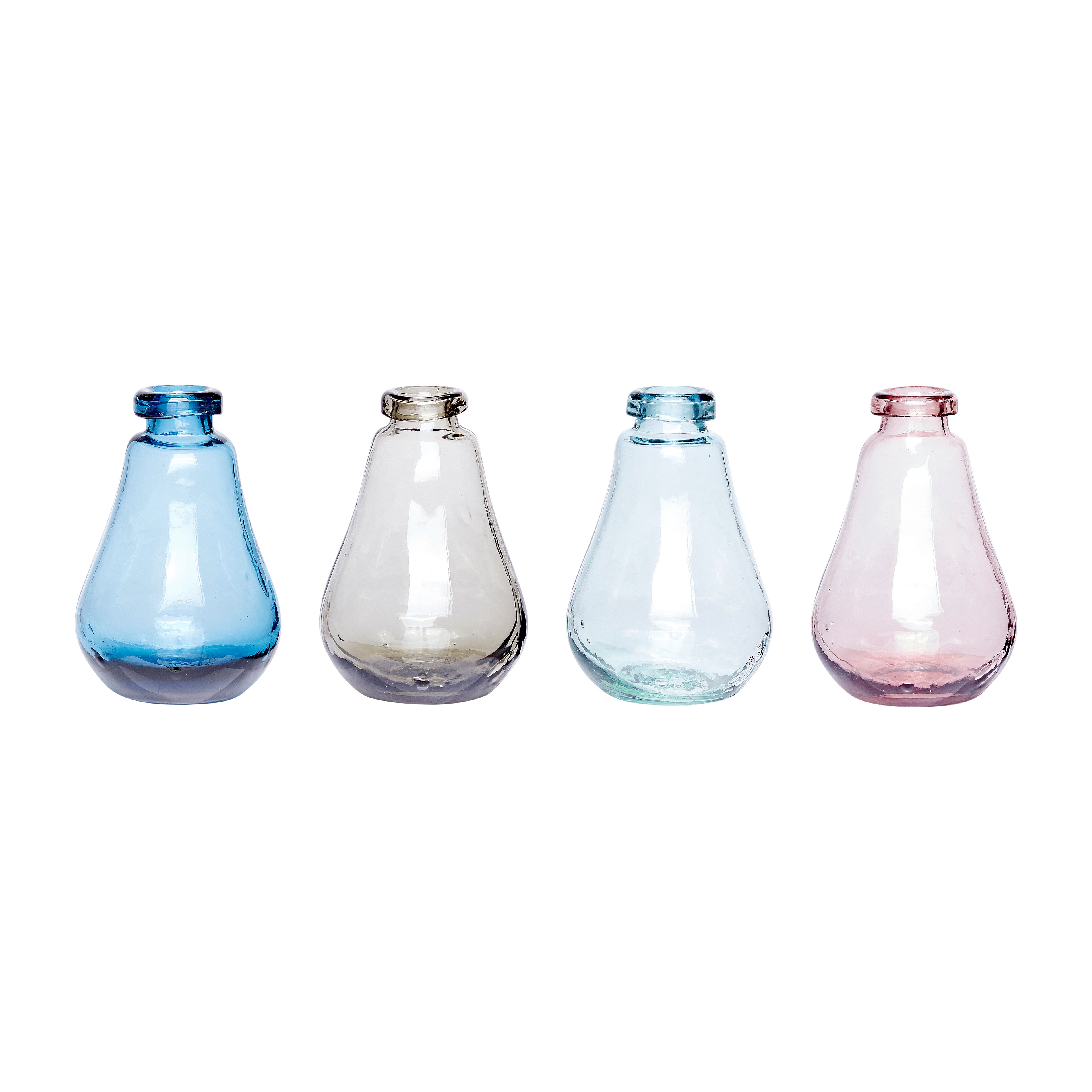 Clarien Vases Multicolored (set of 4) - ø9xh13cm