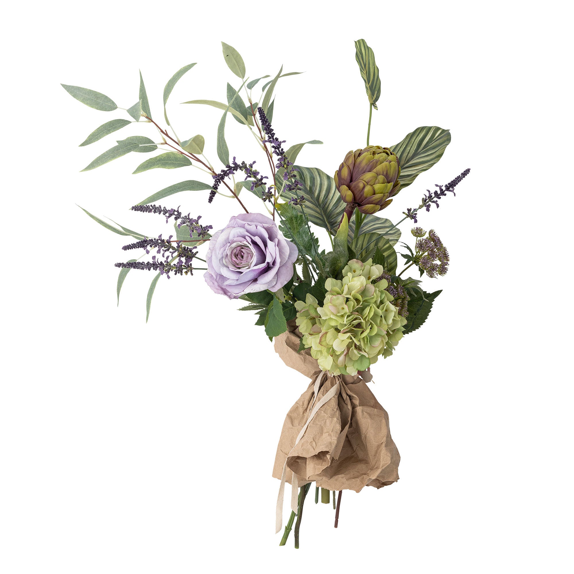 Bloomingville Whisper bouquet, purple, artificial flowers