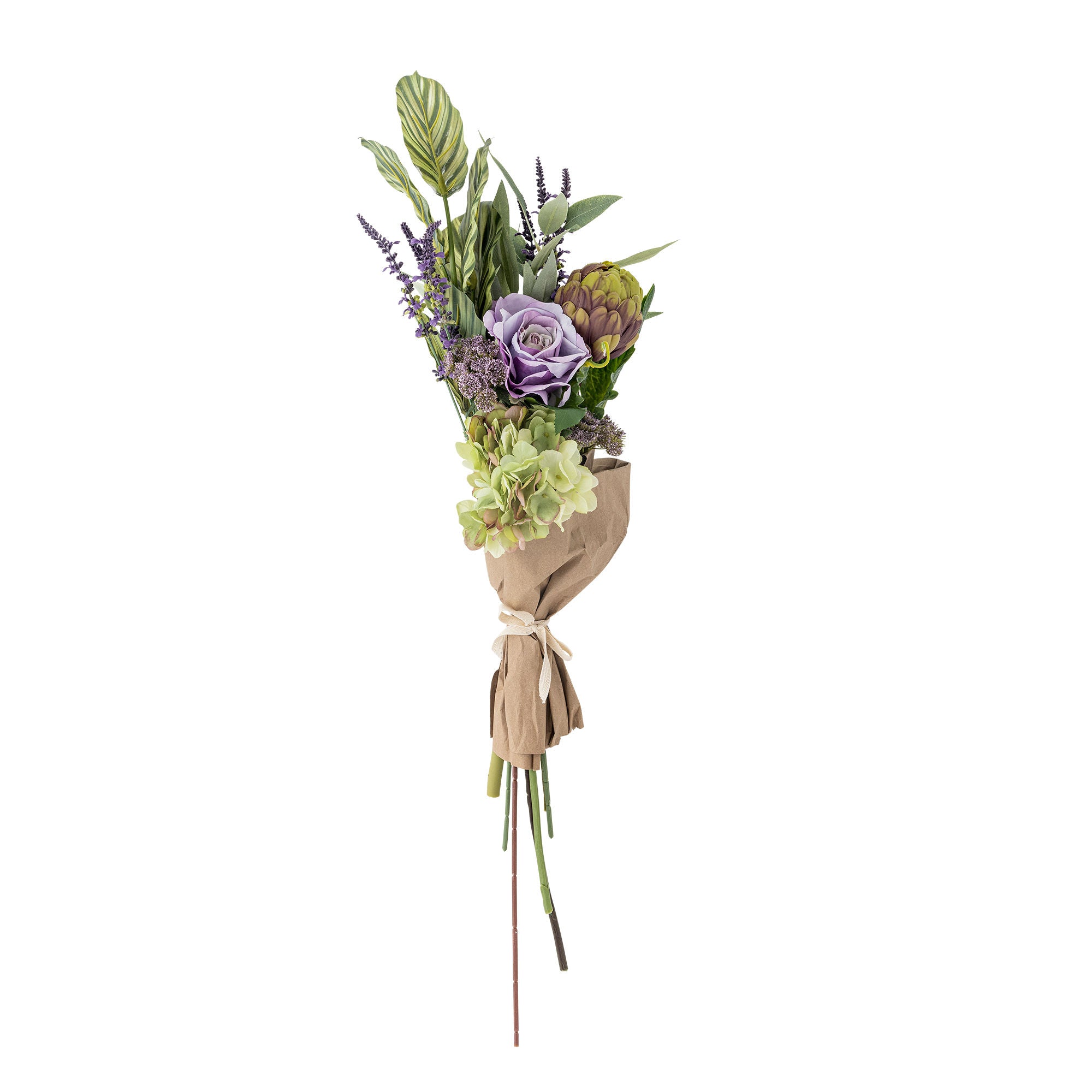 Bloomingville Whisper bouquet, purple, artificial flowers
