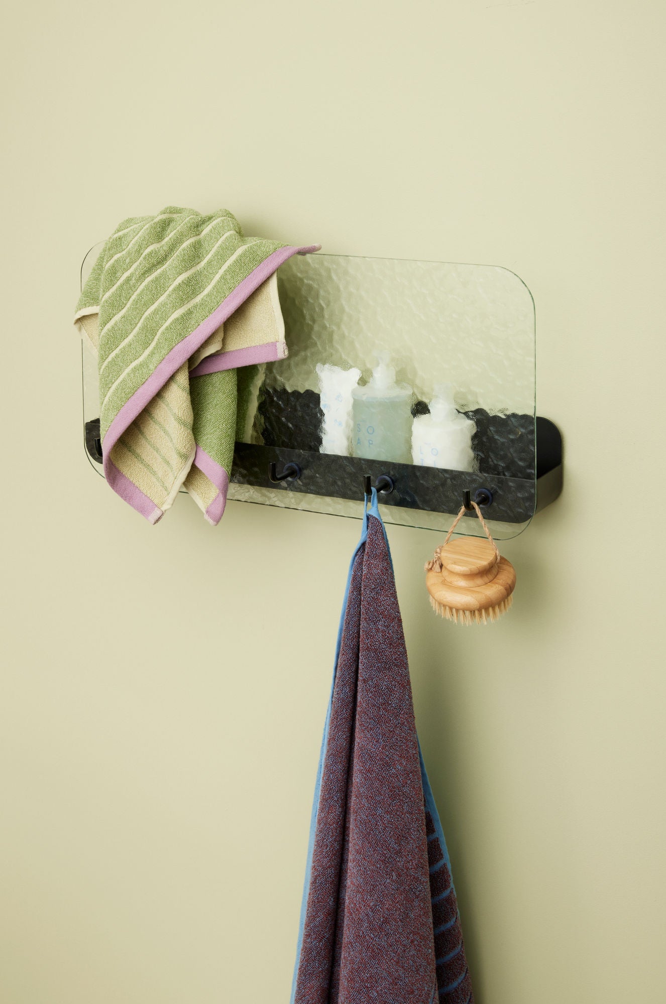 Hübsch Promenade towel Large purple/blue