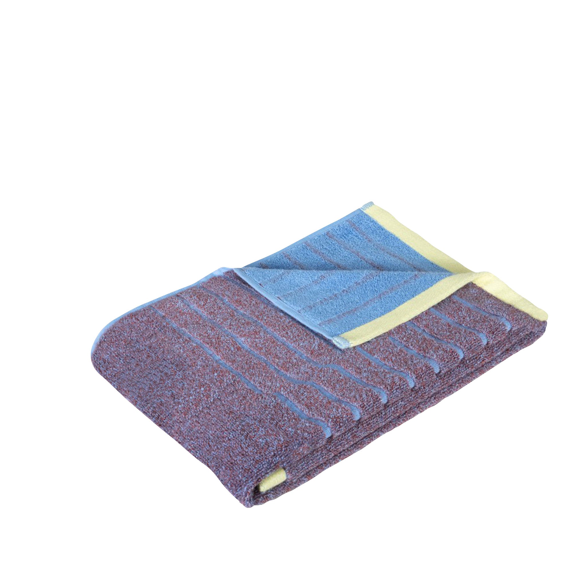 Hübsch Promenade towel Large purple/blue