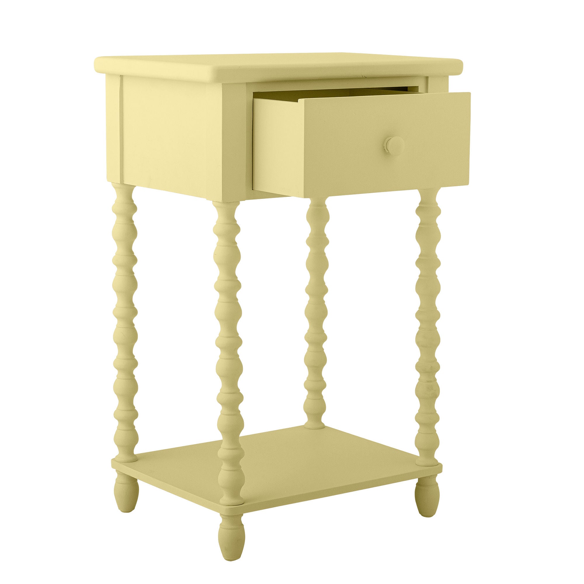 Bloomingville Salino Side Table, Yellow, Pine