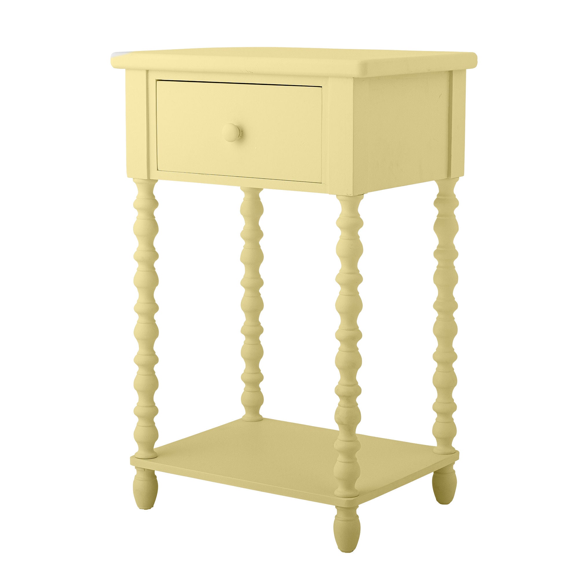 Bloomingville Salino Side Table, Yellow, Pine